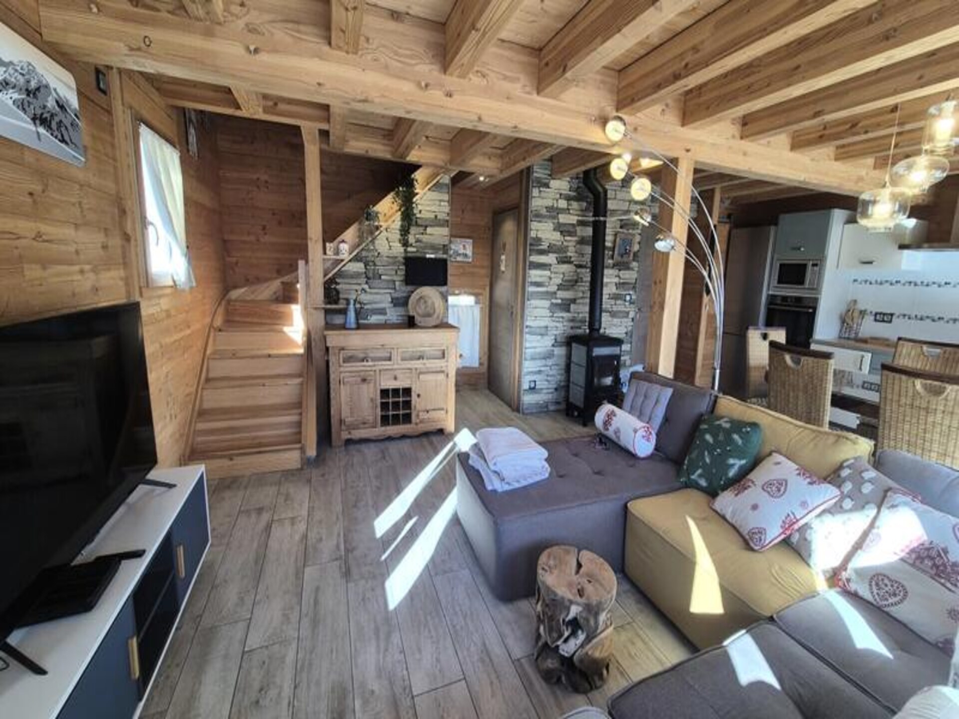 Chalet voor 10 personen met directe toegang tot de skipistes in La Féclaz - foto 44