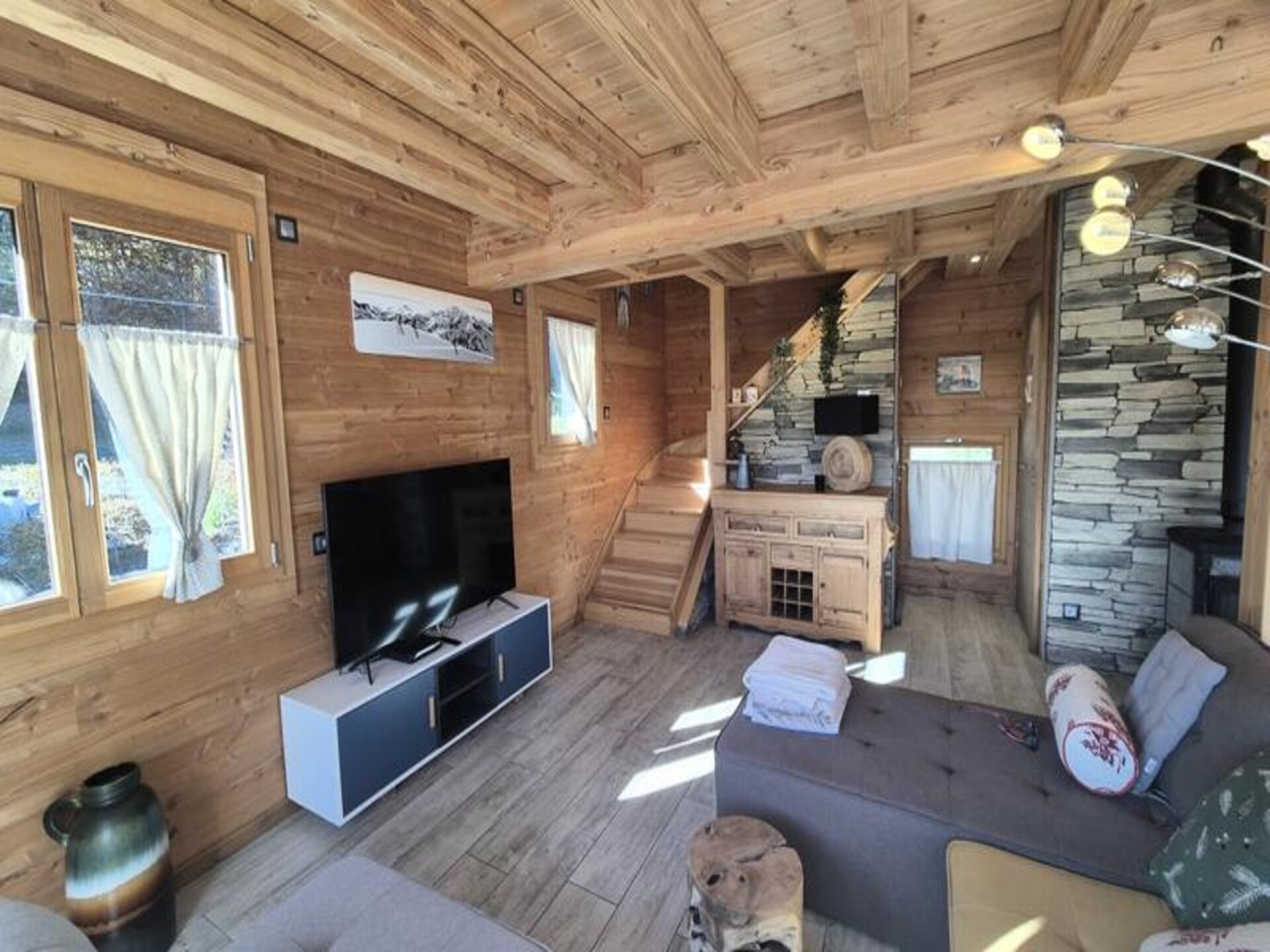 Chalet voor 10 personen met directe toegang tot de skipistes in La Féclaz - foto 46