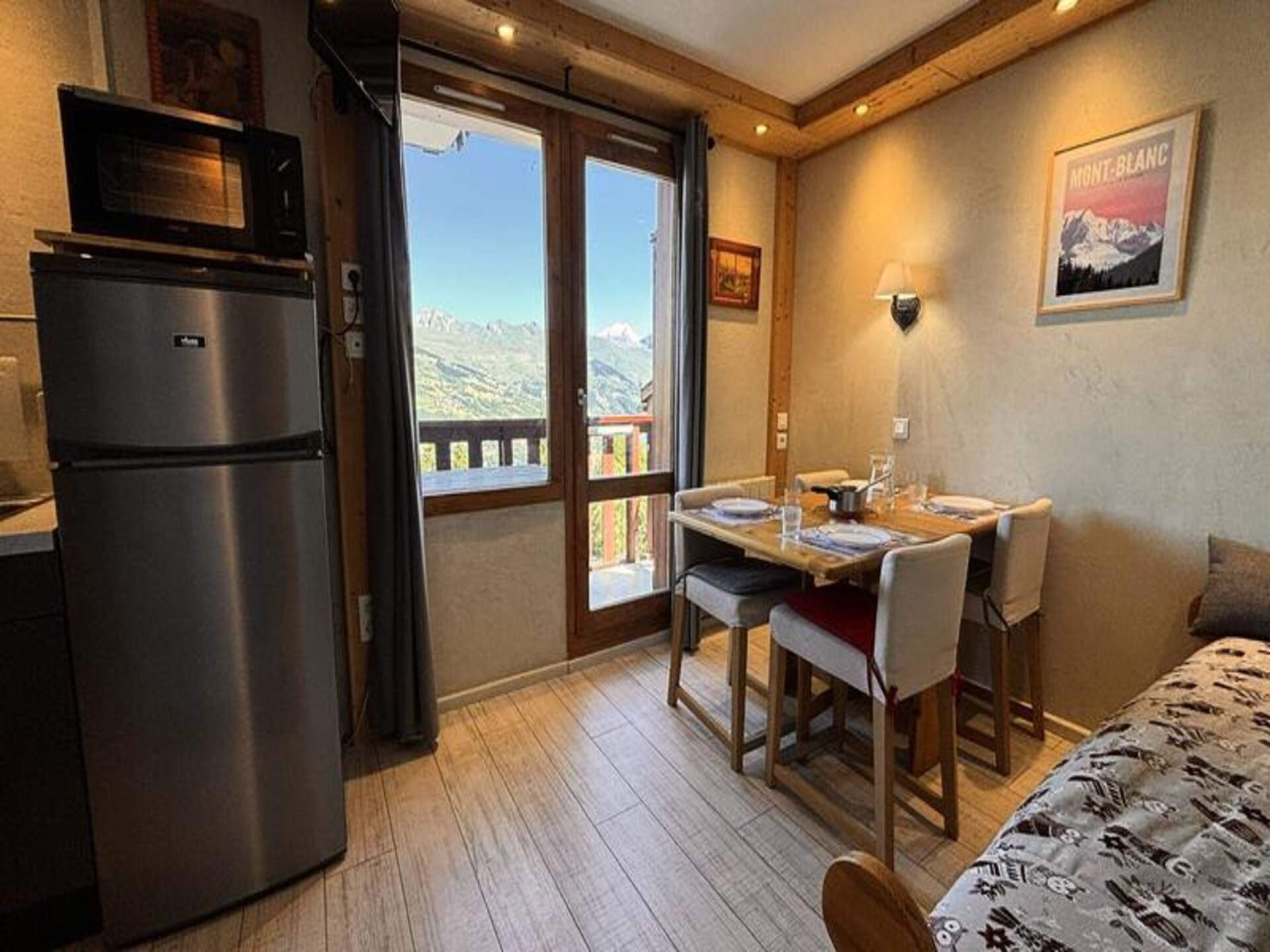Knus appartement aan de piste in Les Coches met uitzicht op de Mont Blanc - foto 5