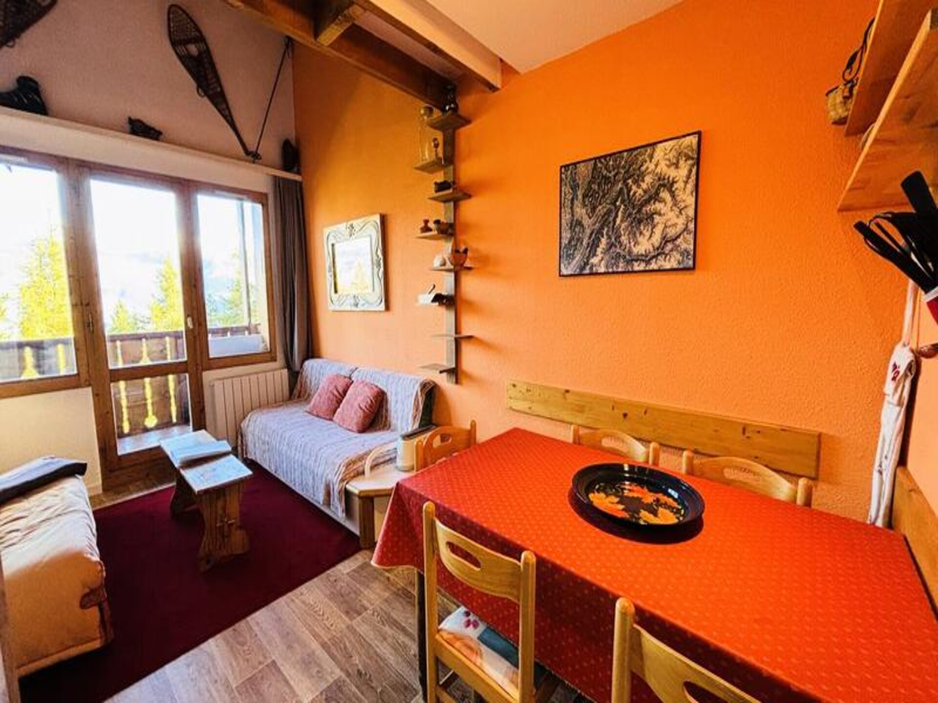 Duplex appartement met Mont Blanc uitzicht, 200m van de piste in La Plagne - foto 7