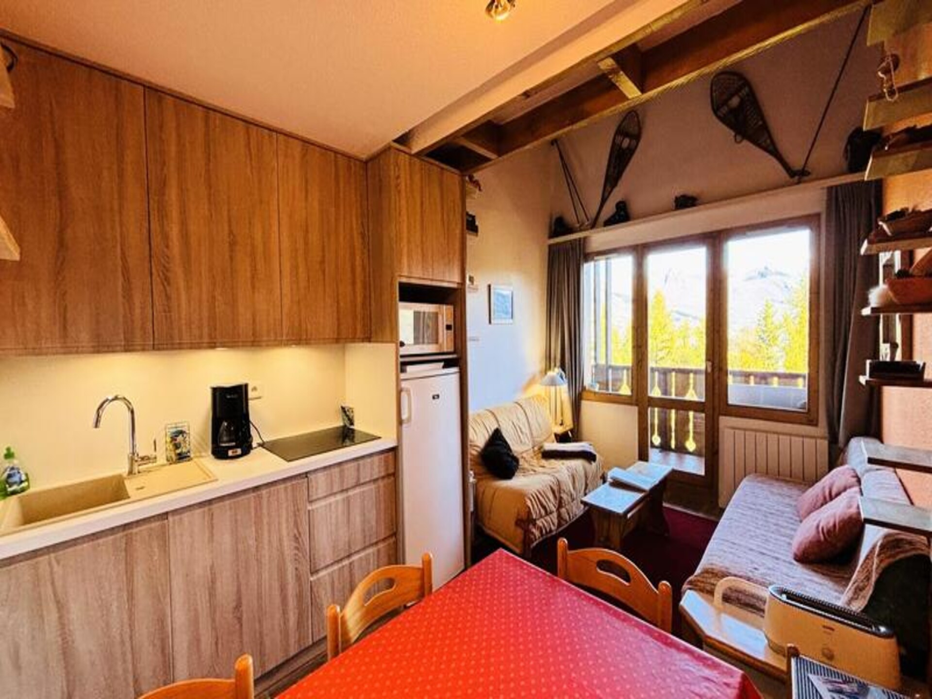 Duplex appartement met Mont Blanc uitzicht, 200m van de piste in La Plagne - foto 8