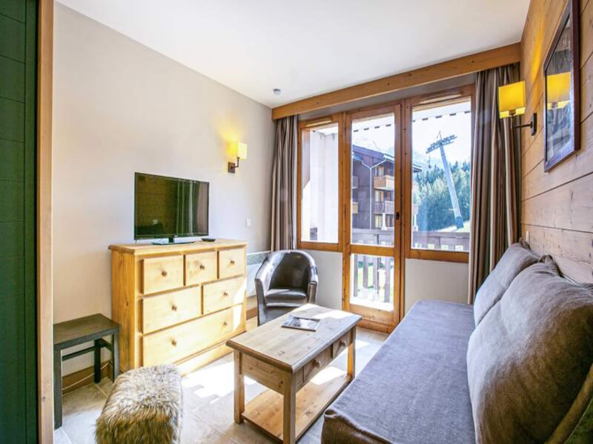 Knus appartement met balkon, vlakbij de piste in La Plagne Tarentaise - foto 2