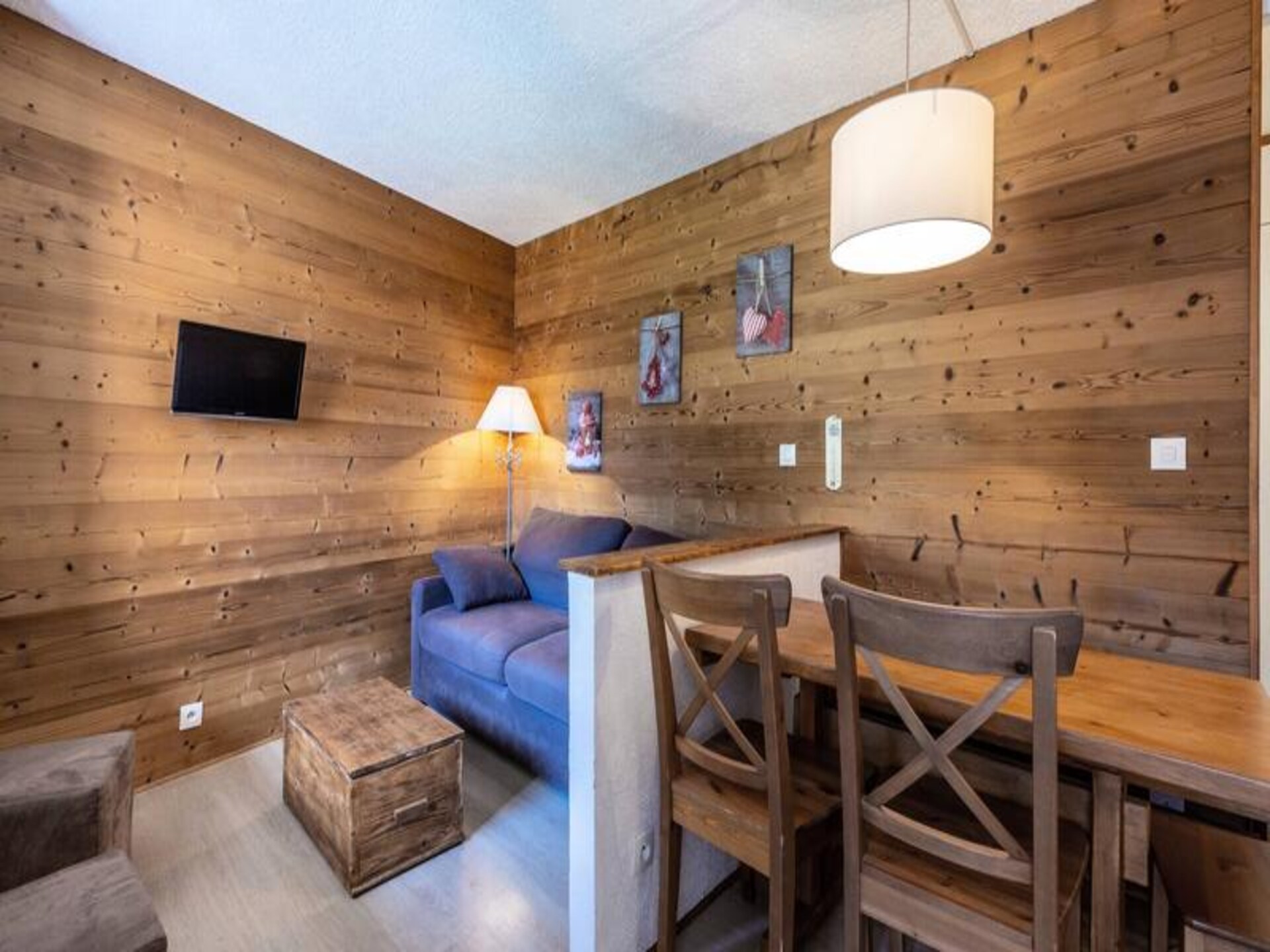 Knus appartement op de piste in Les Coches met panoramisch bergzicht - foto 2