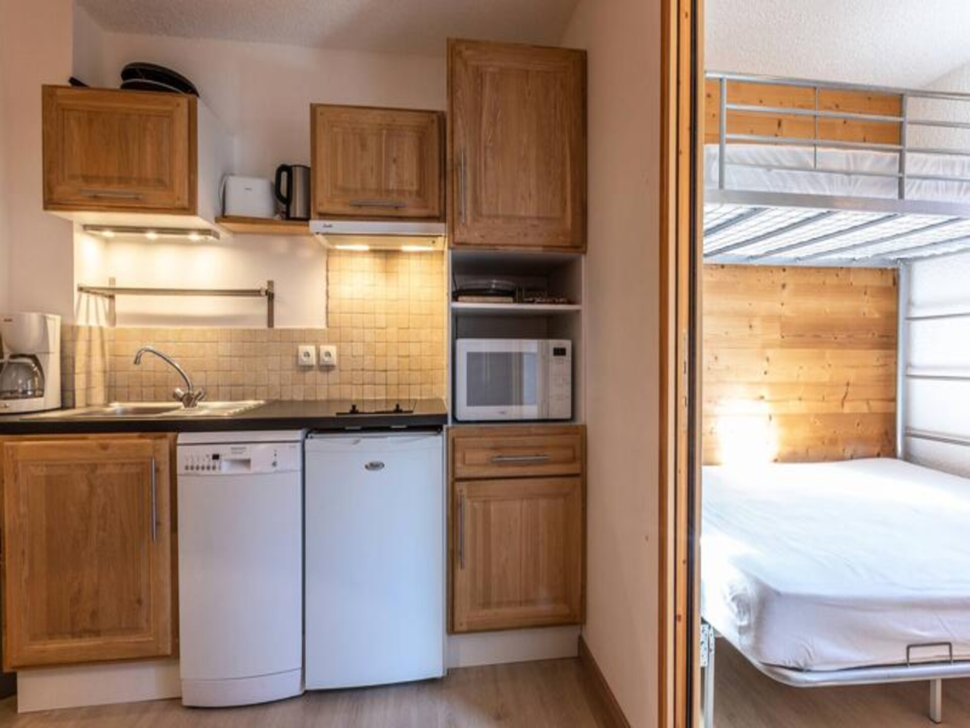 Knus appartement op de piste in Les Coches met panoramisch bergzicht - foto 6