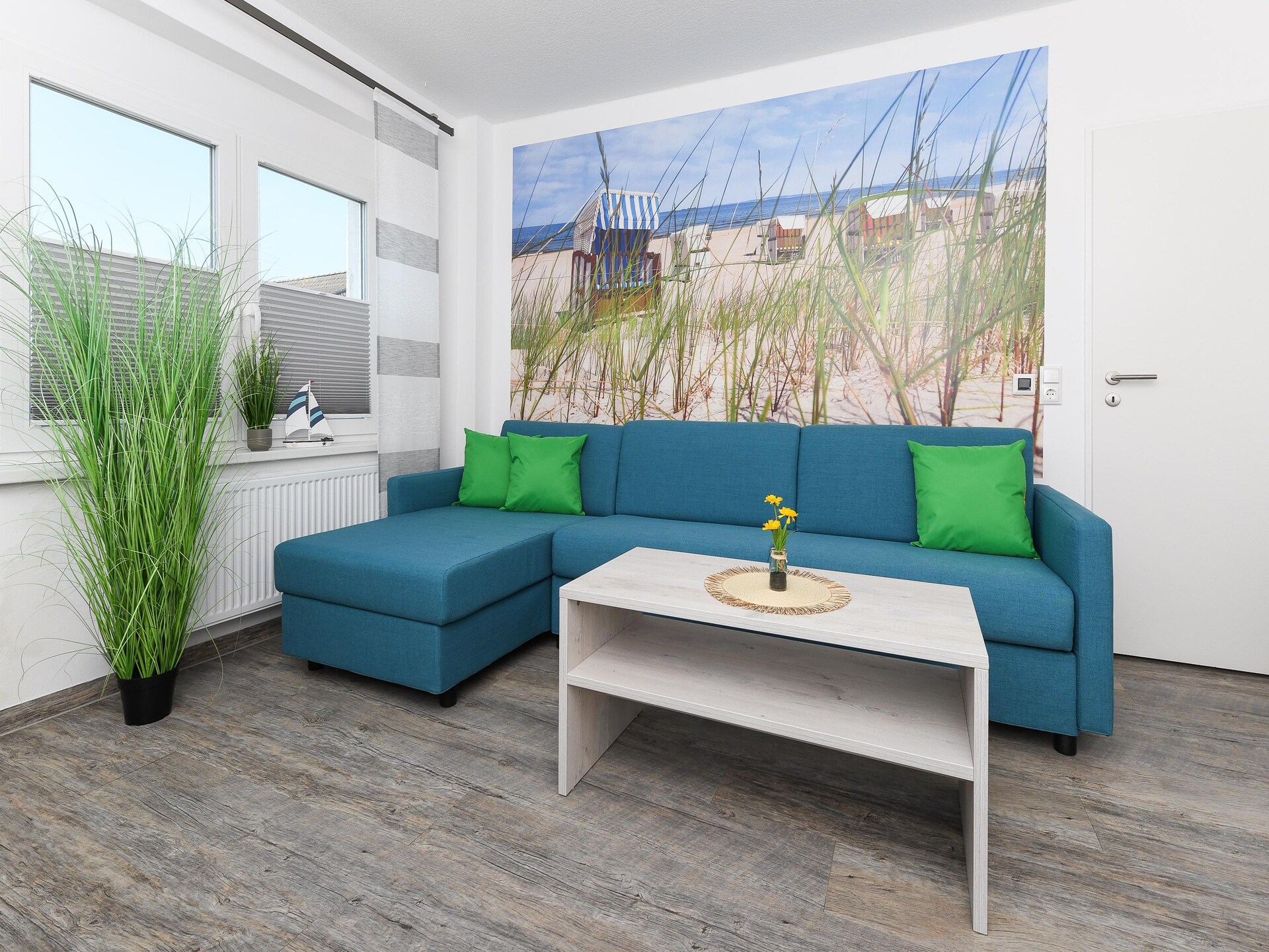 Licht appartement met tuin op 1,2 km van het strand in Bensersiel - foto 4