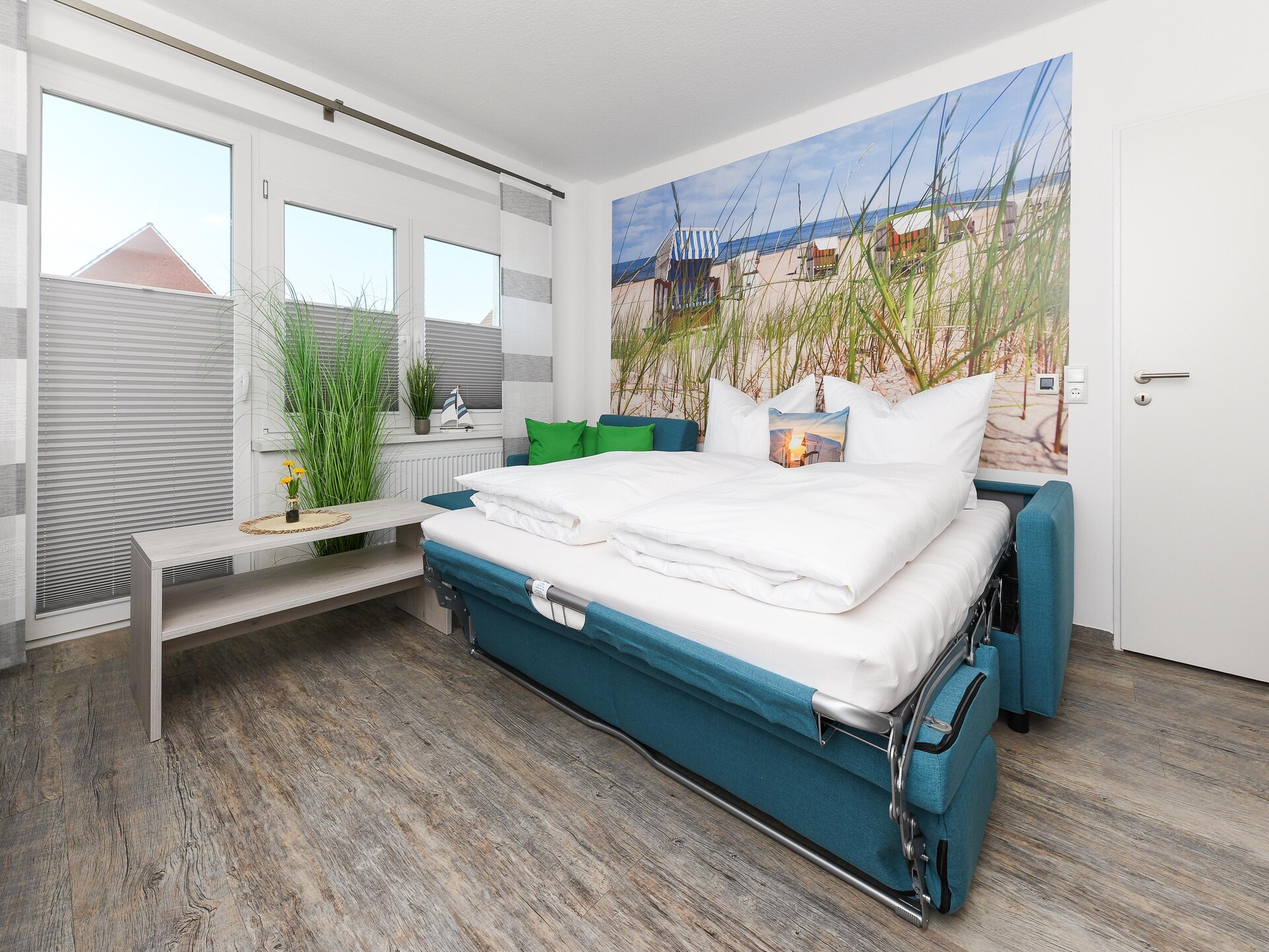 Licht appartement met tuin op 1,2 km van het strand in Bensersiel - foto 10