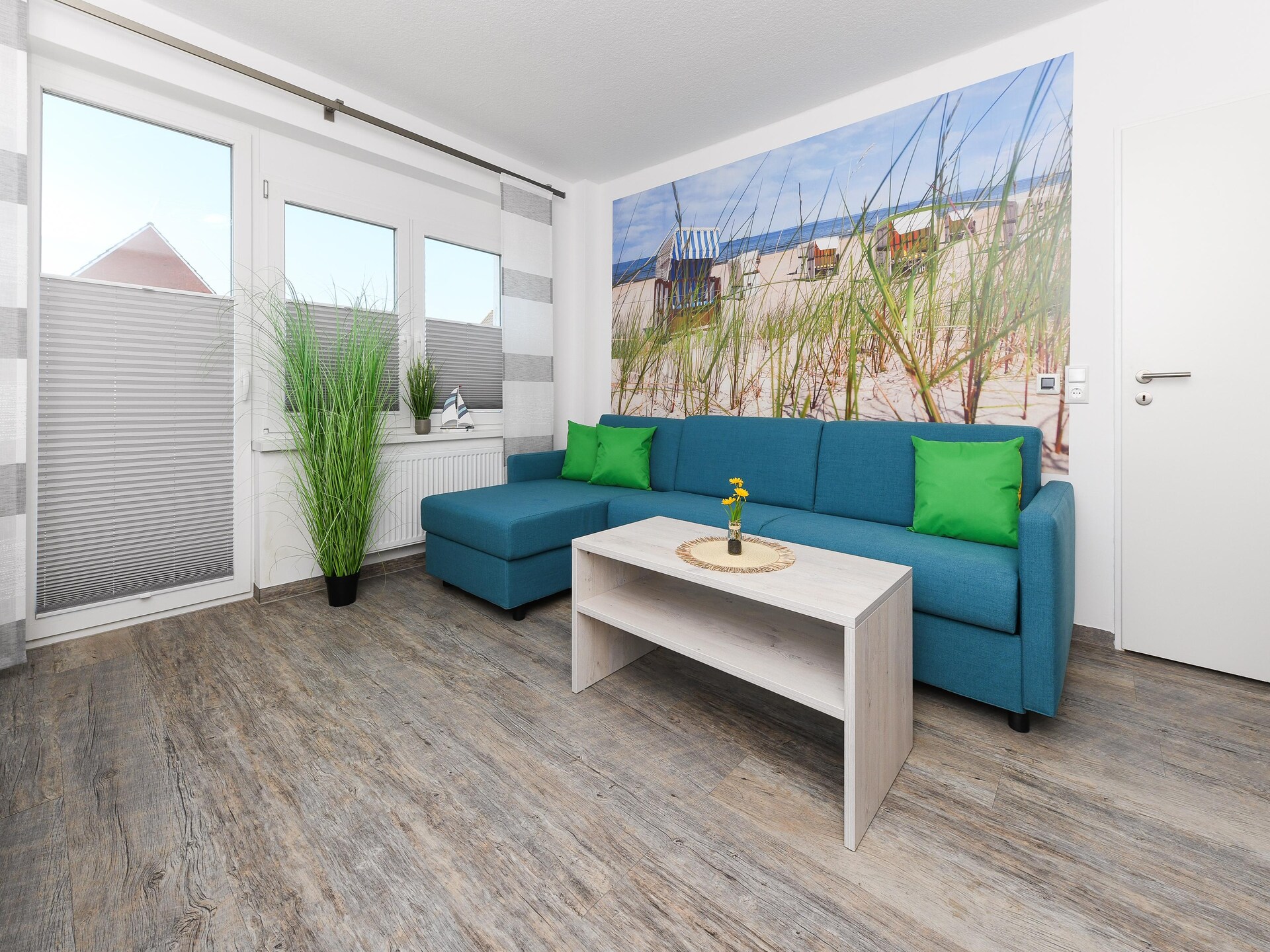 Licht appartement met tuin op 1,2 km van het strand in Bensersiel - foto 1