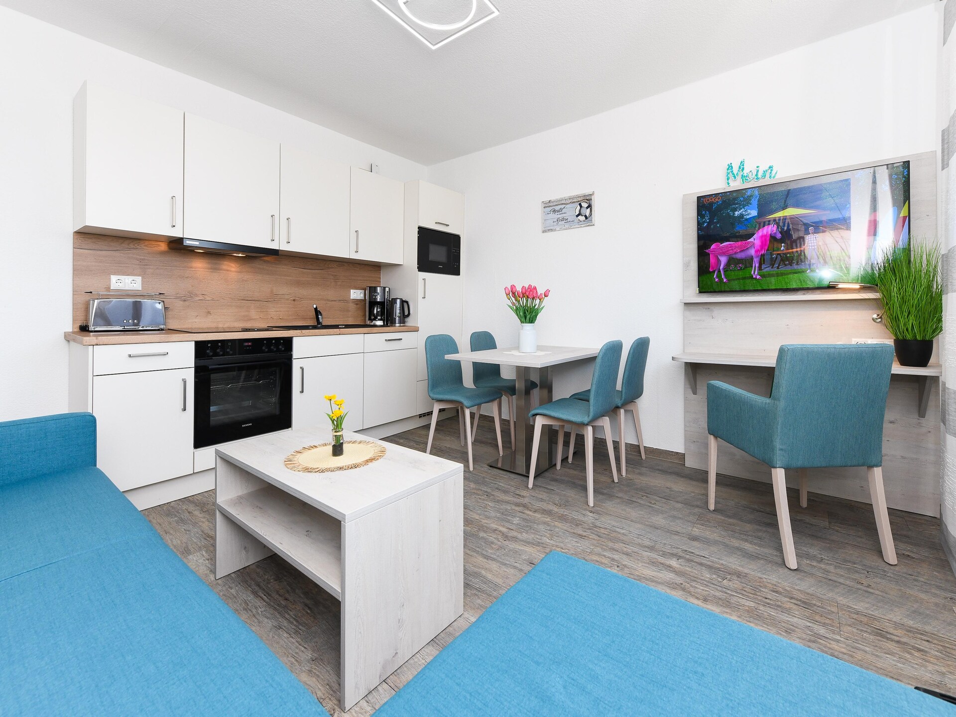 Licht appartement met tuin op 1,2 km van het strand in Bensersiel - foto 2