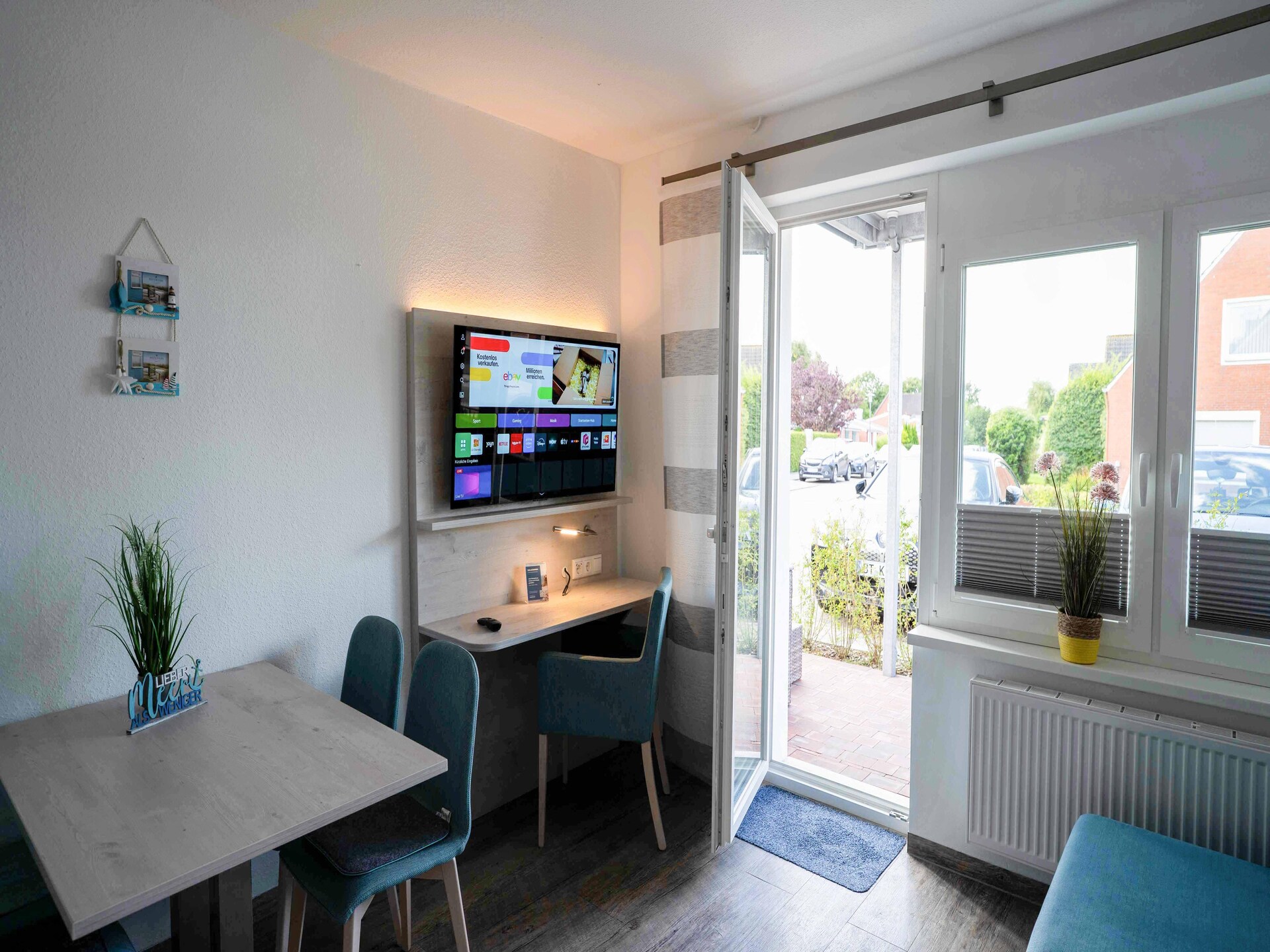 Licht appartement met tuin op 1,2 km van het strand in Bensersiel - foto 8
