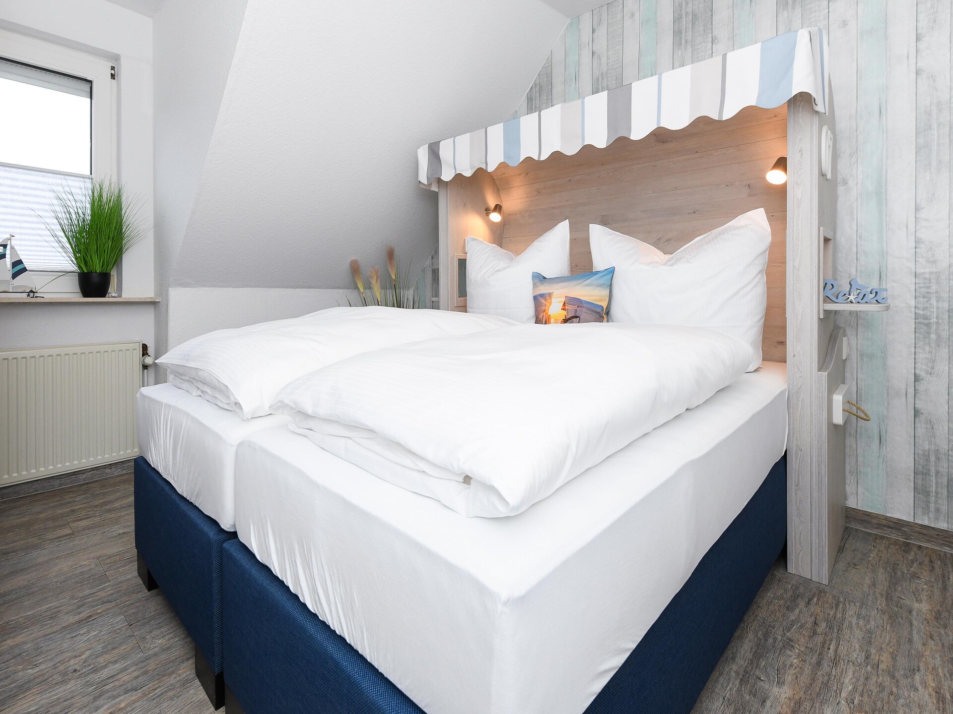Op 850 m van zee: Knus appartement Haus Strandkorb 7 in Bensersiel - foto 11