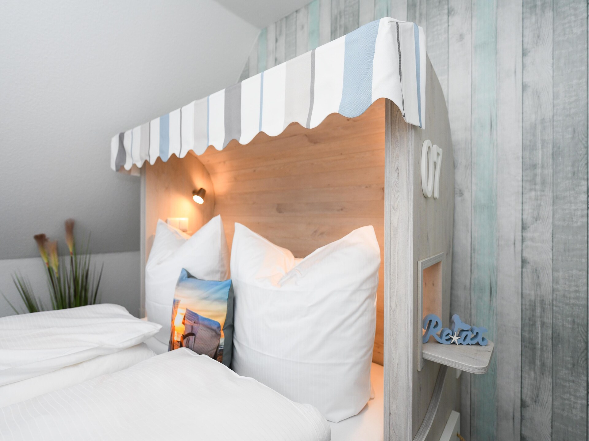 Op 850 m van zee: Knus appartement Haus Strandkorb 7 in Bensersiel - foto 12