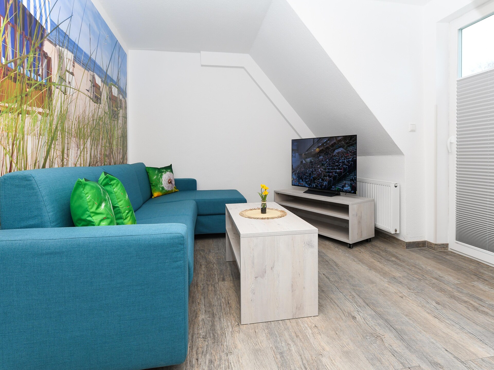 Op 850 m van zee: Knus appartement Haus Strandkorb 7 in Bensersiel - foto 4