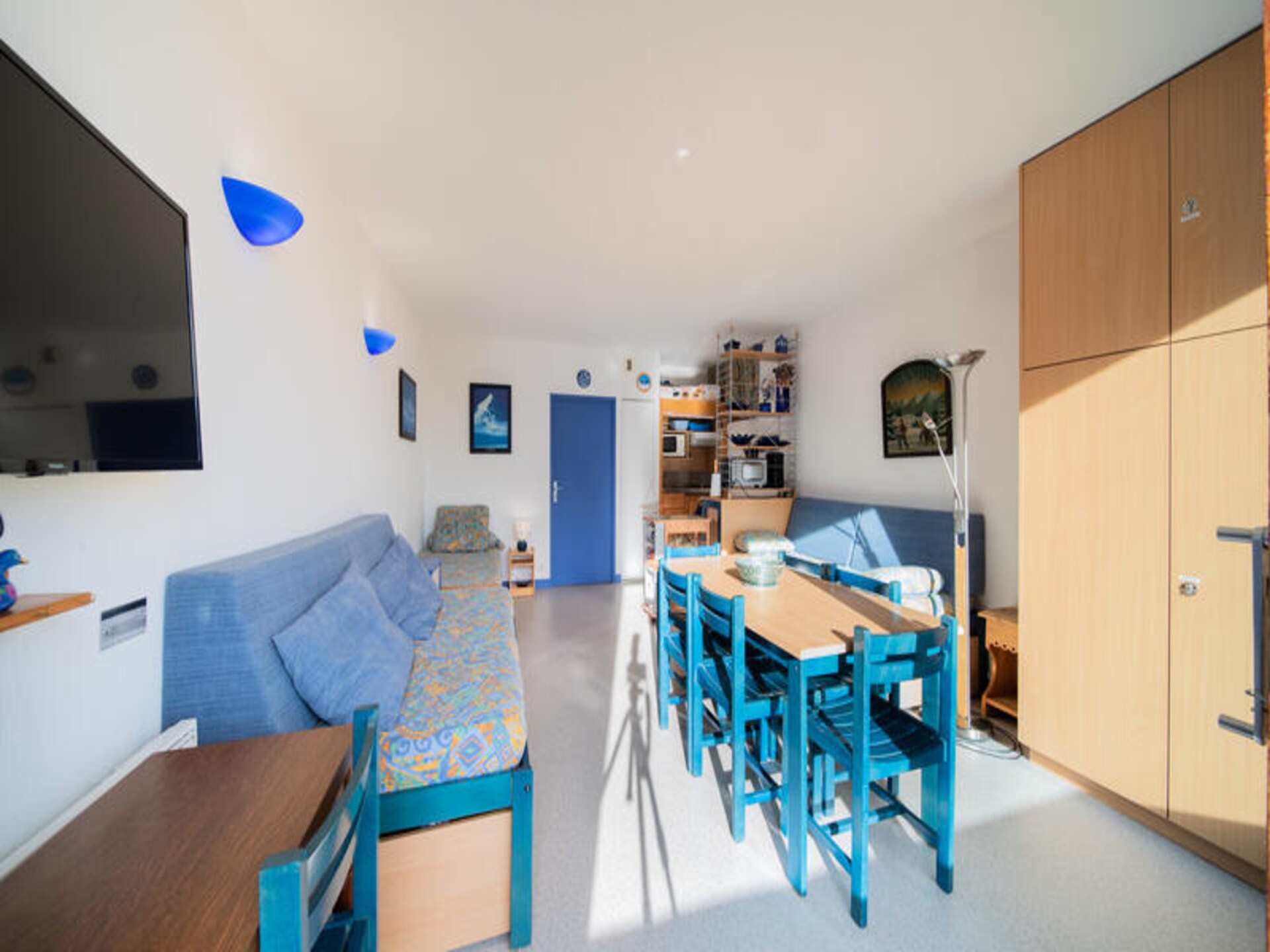 Studio direct aan de piste in Le Corbier voor 6 personen - foto 2