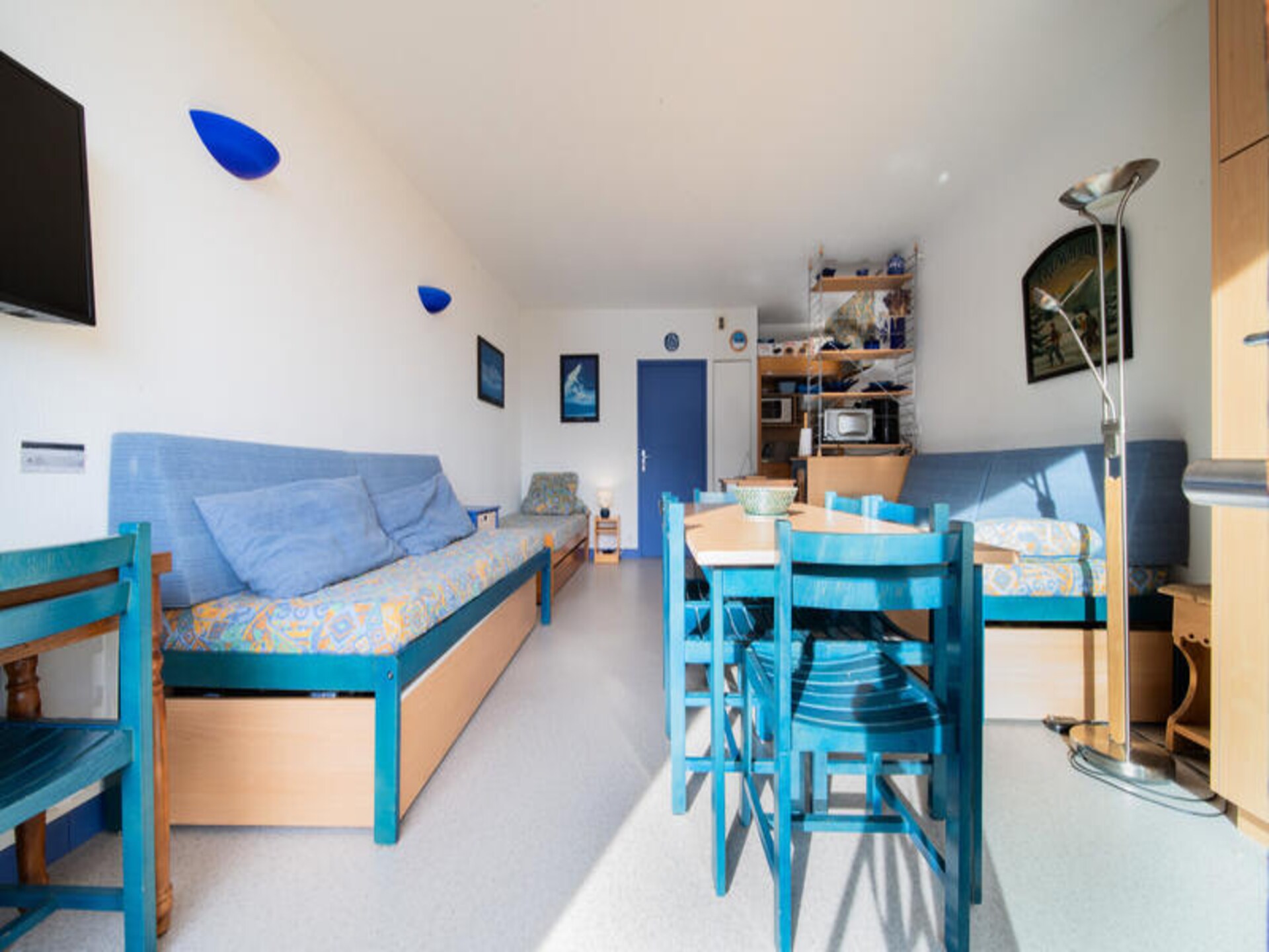 Studio direct aan de piste in Le Corbier voor 6 personen - foto 6