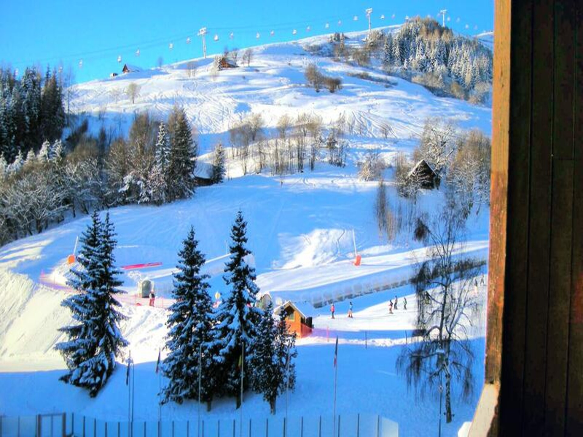 Studio direct aan de piste in Le Corbier voor 6 personen - foto 14