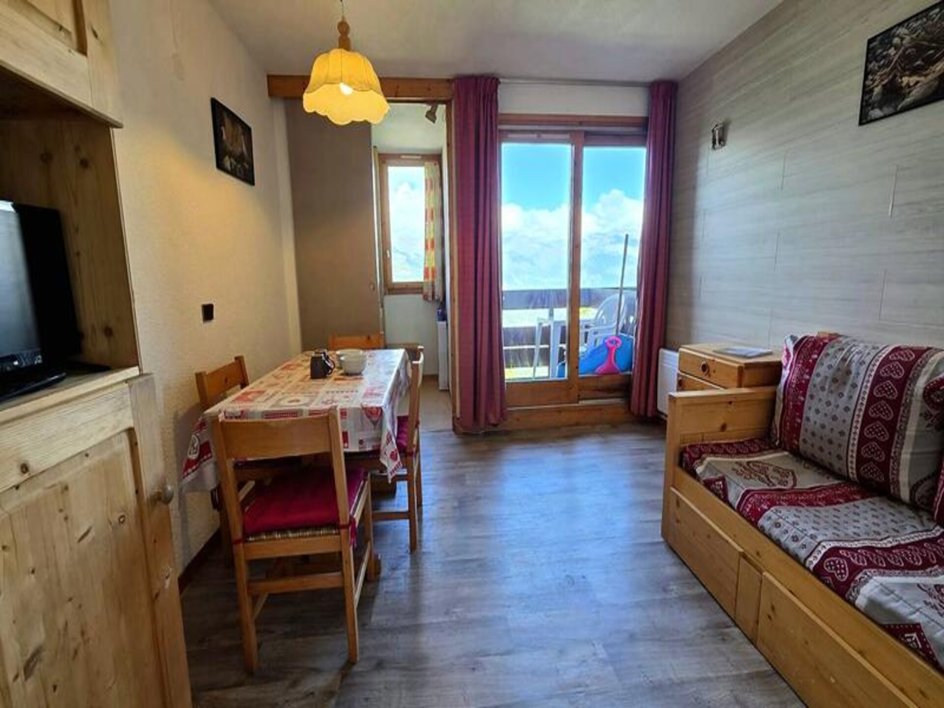 Knus 5-persoons appartement in La Plagne met panoramisch Mont Blanc uitzicht - foto 7