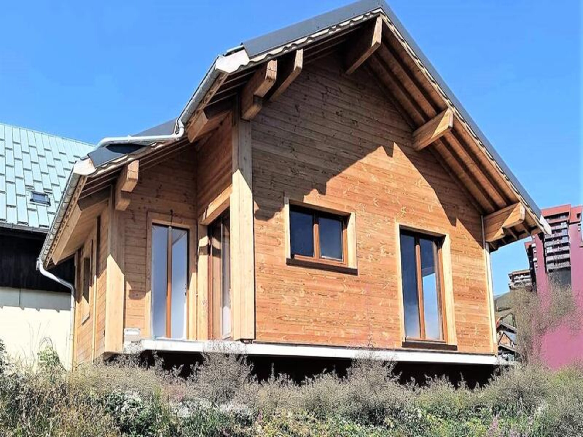 P'tit Chalet: Modern bergappartement aan piste in Le Corbier, 6 pers., huisdieren welkom - foto 1