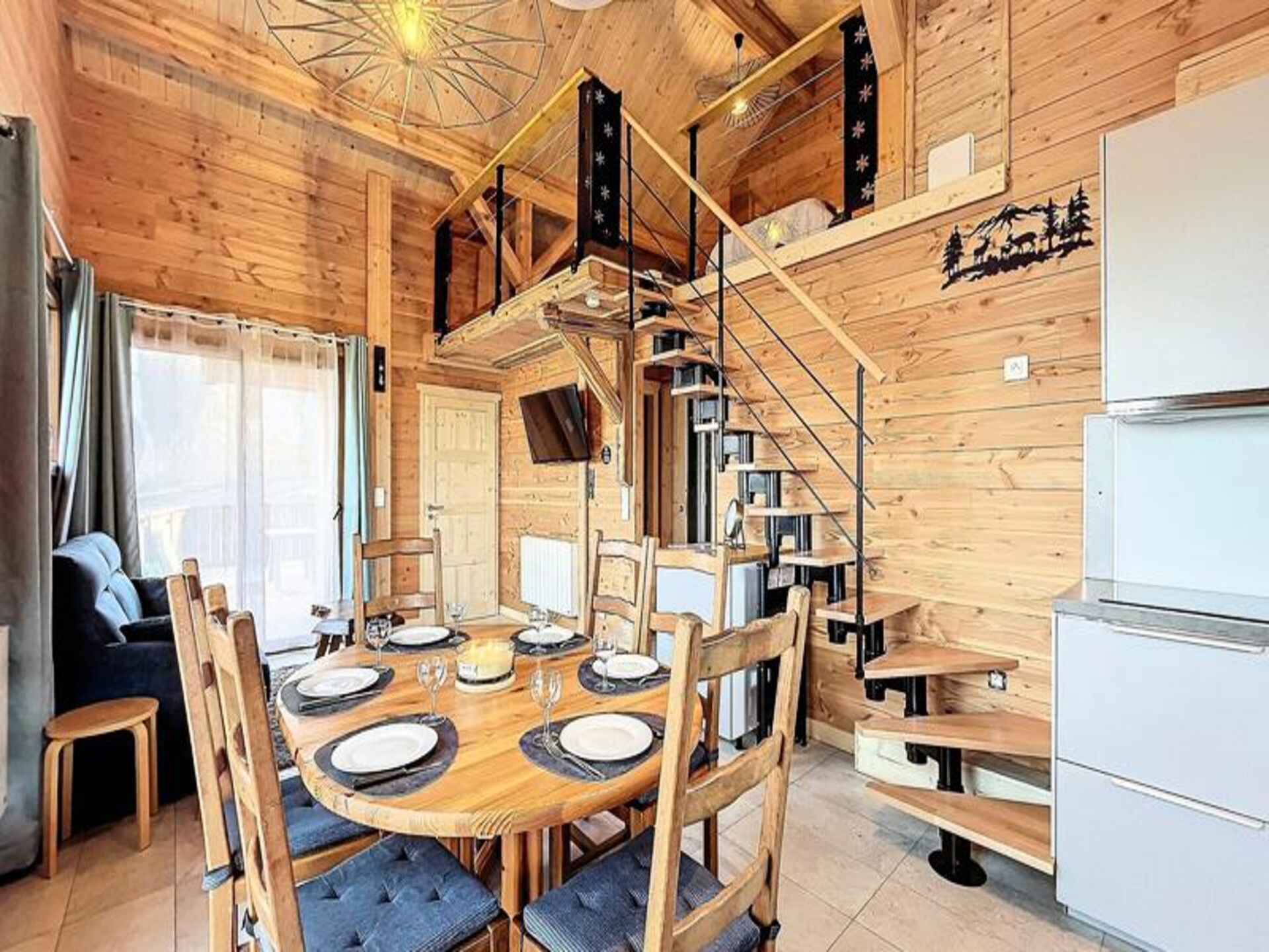 P'tit Chalet: Modern bergappartement aan piste in Le Corbier, 6 pers., huisdieren welkom - foto 4