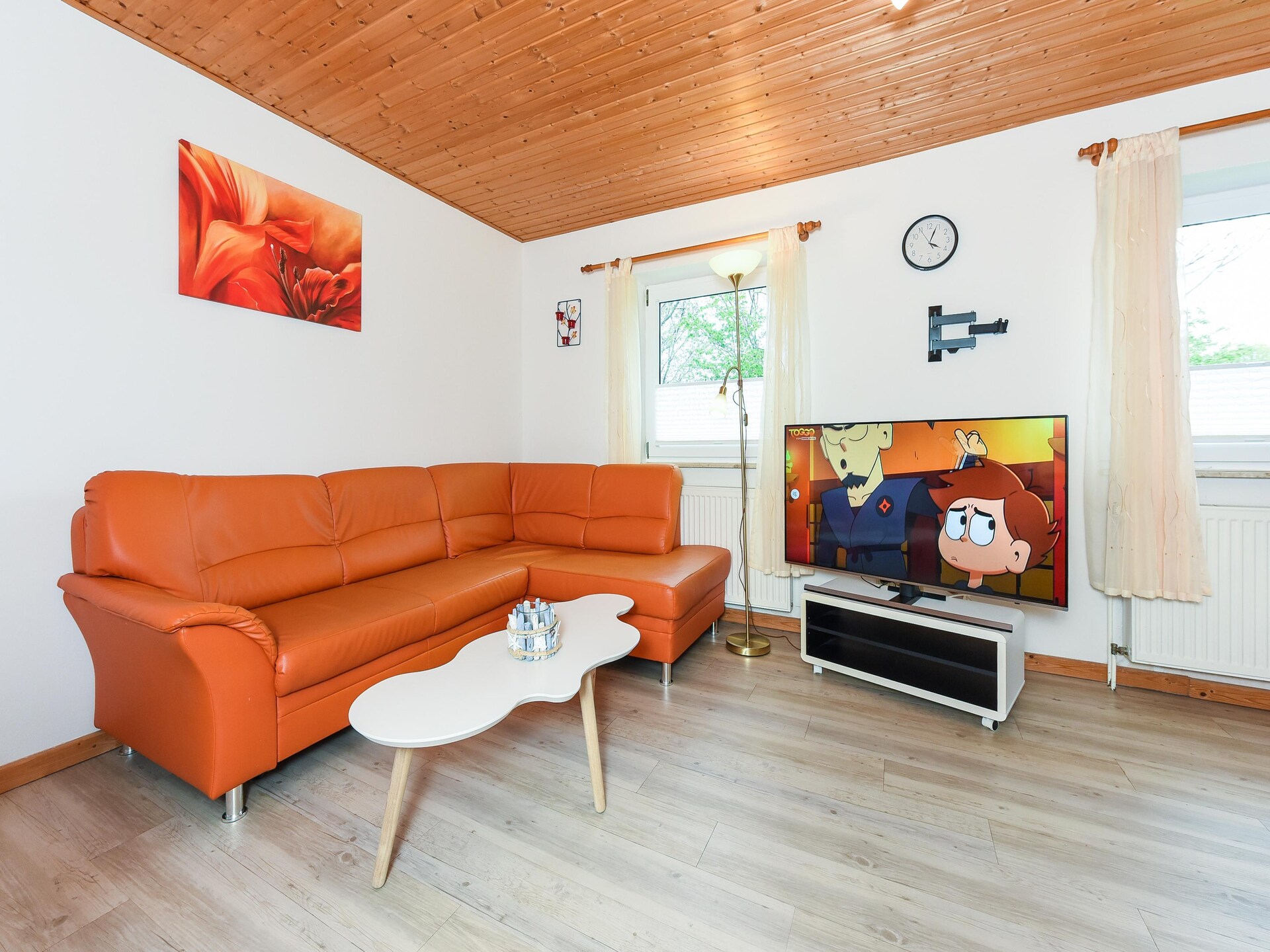 Knus zolderappartement Hafeneck op 900m van het strand in Bensersiel - foto 5