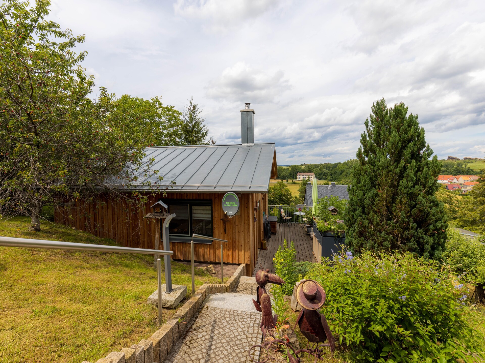 Vrijstaand vakantiehuis met uitzicht op de Harz bij Thale - foto 29