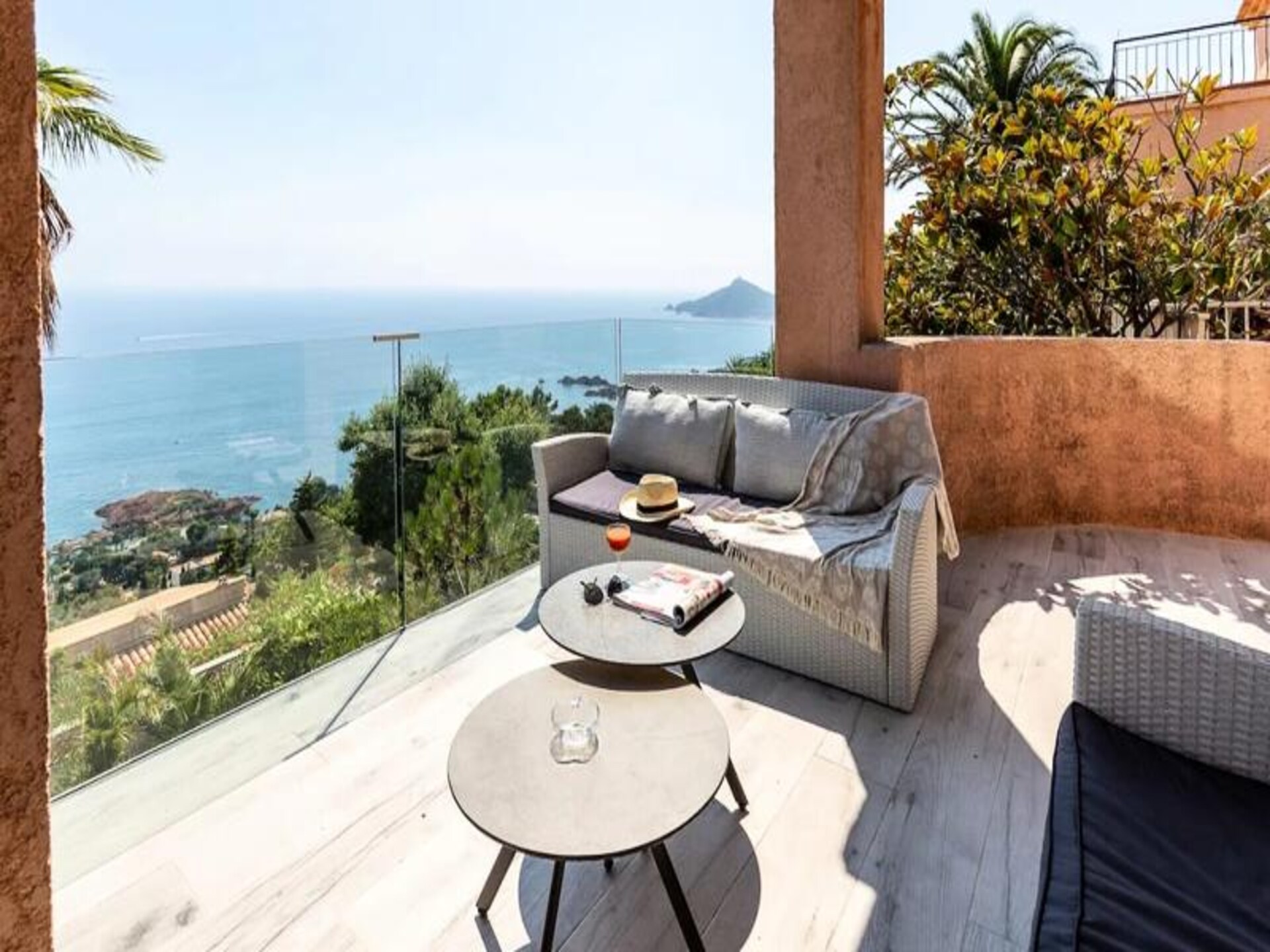 Moderne villa in Anthéor met privézwembad en panoramisch zeezicht voor 8 personen - foto 12