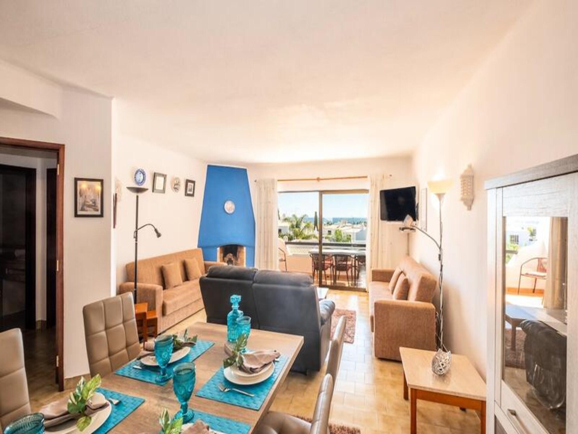 Licht appartement met gemeenschappelijk zwembad in het hart van Albufeira - foto 12