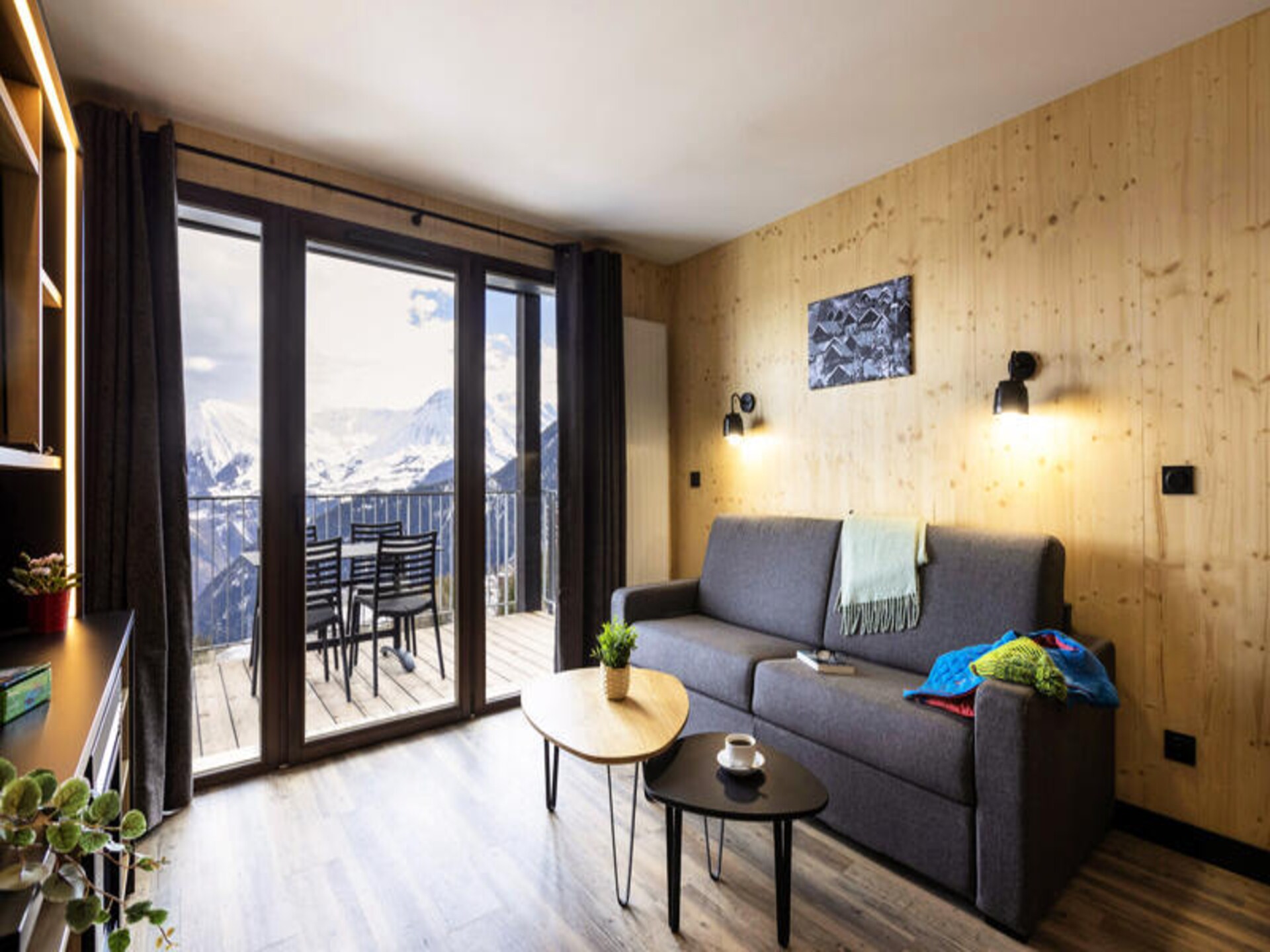 Ski-in/ski-out appartement voor 6 in Les Sybelles met zwembad - foto 21