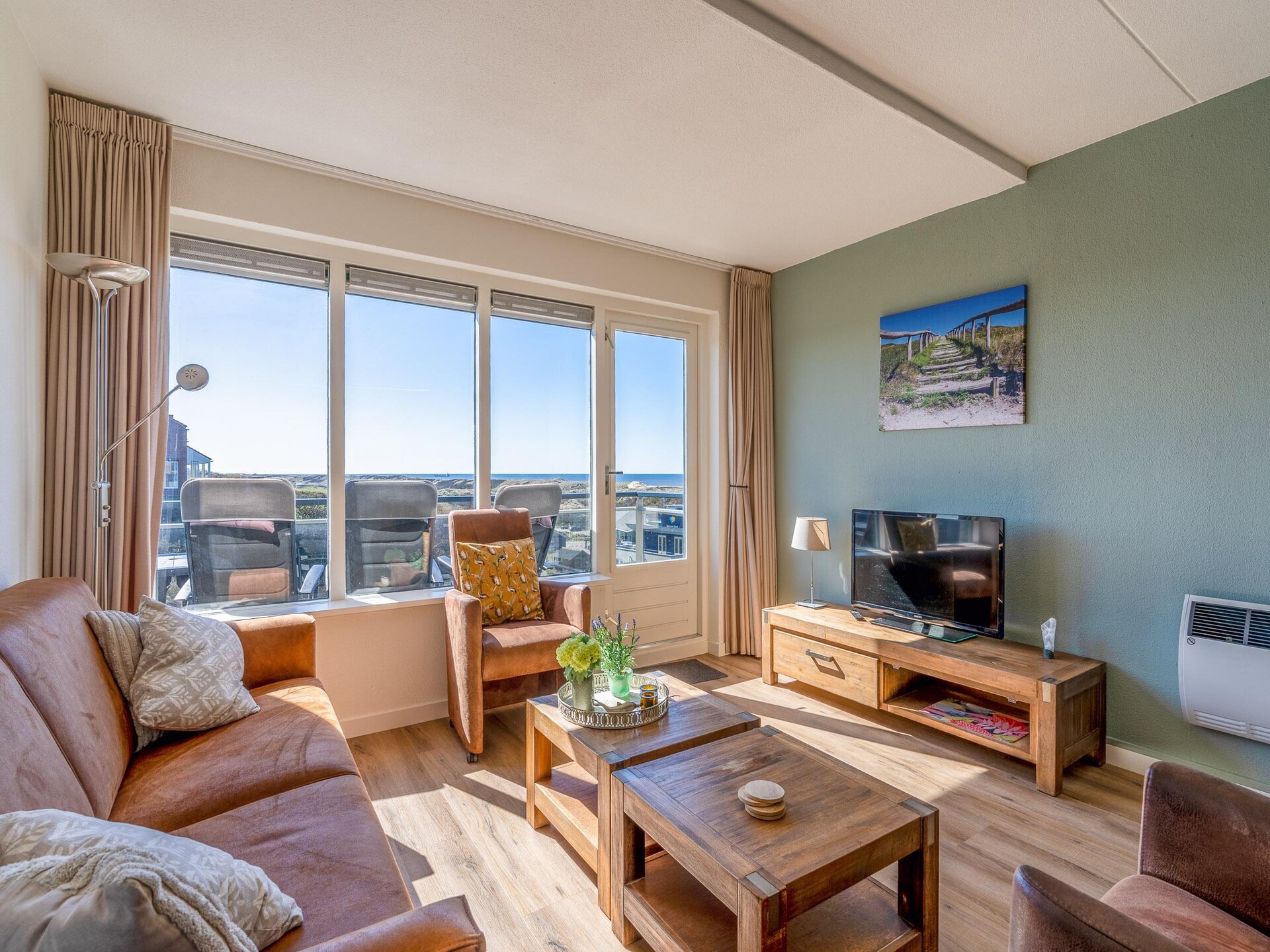 Ruim appartement met zeezicht in het hart van De Koog - foto 2