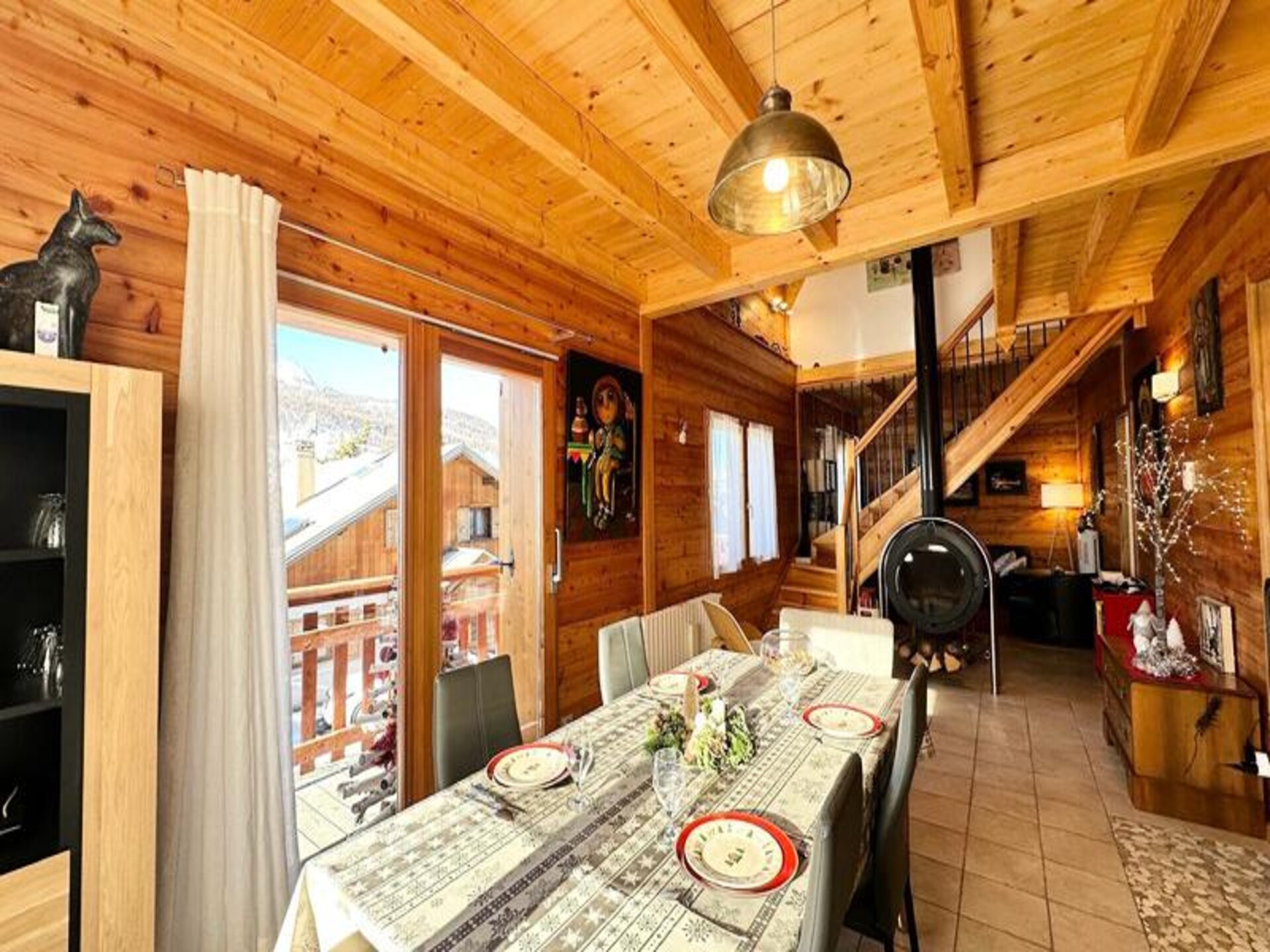 Ruim chalet voor 8 personen in Vars met sauna en zicht op de pistes - foto 20
