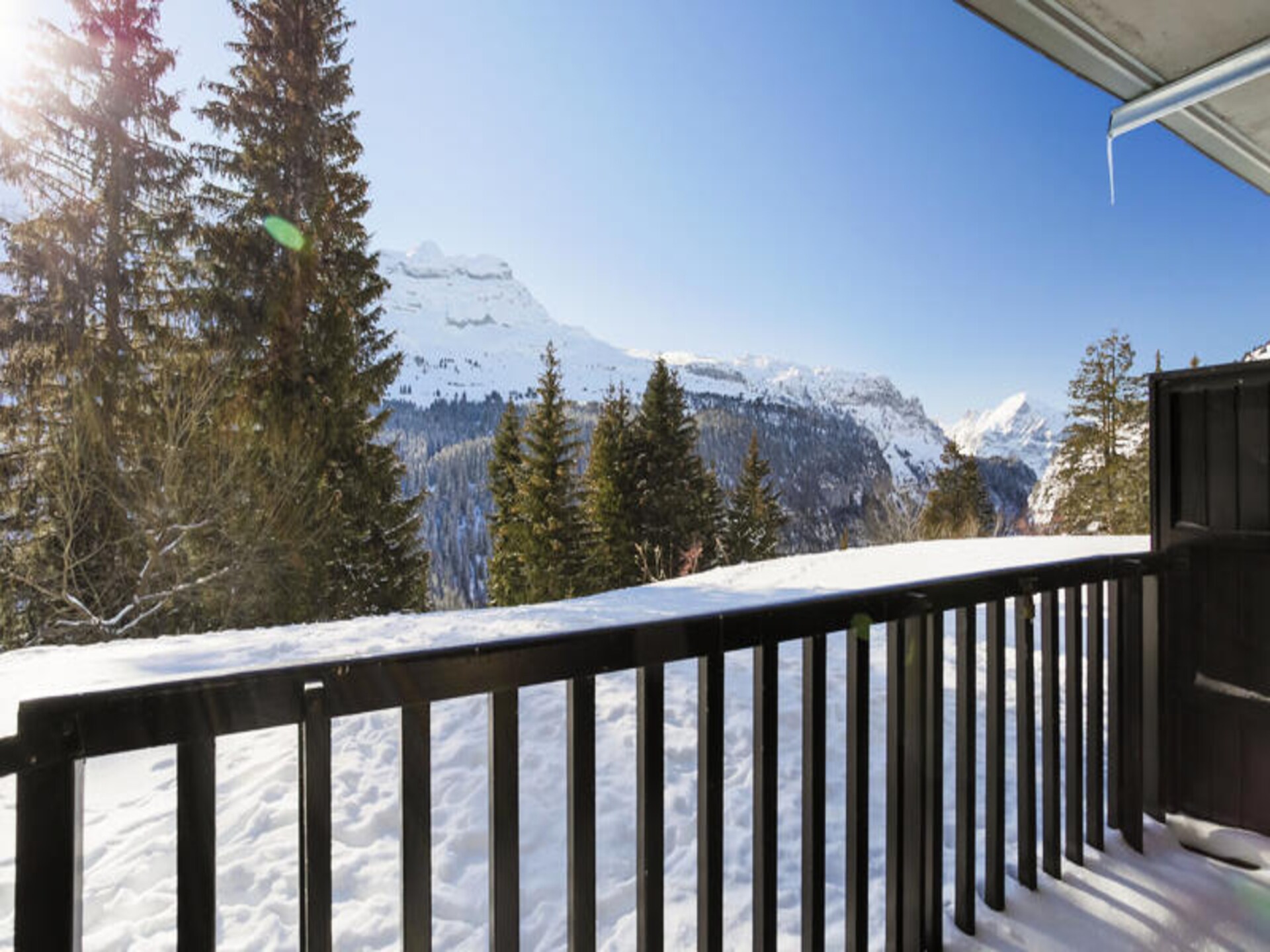 Appartement 4p met balkon en bergzicht in Flaine Forêt - foto 19