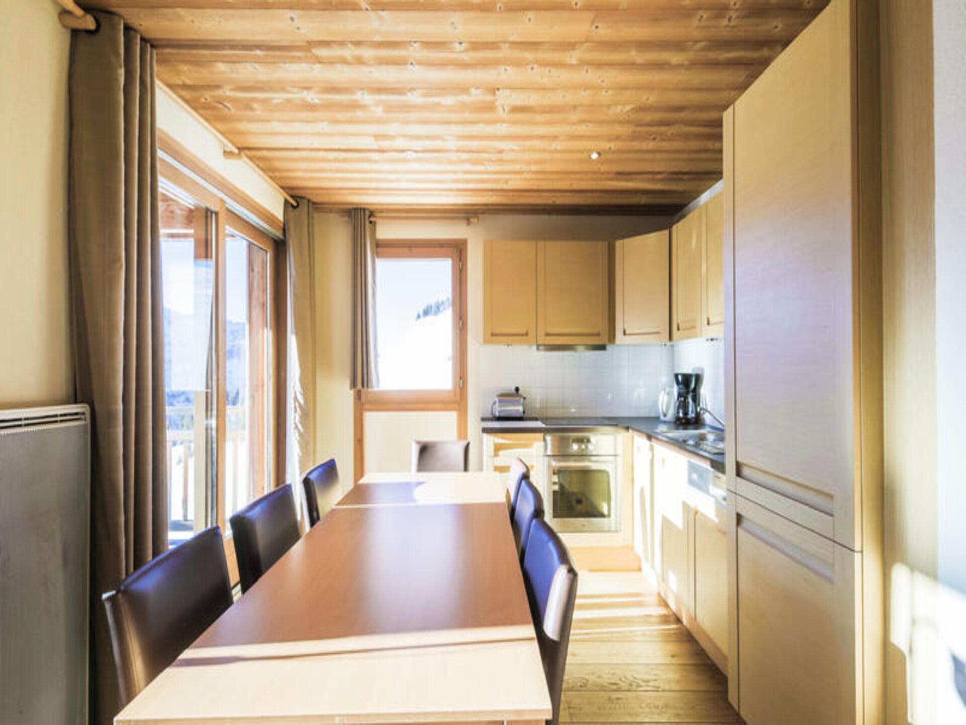 Panoramisch appartement voor 8 in Flaine, direct aan de skipiste - foto 7