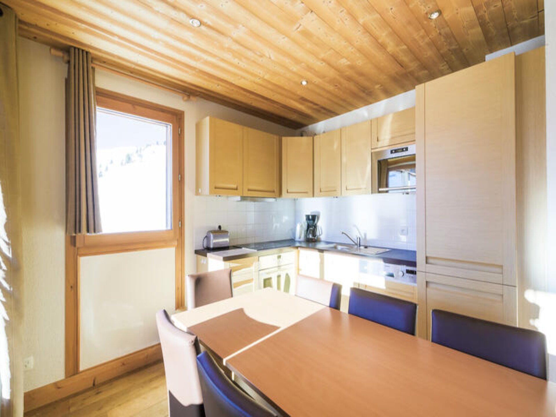 Panoramisch appartement voor 8 in Flaine, direct aan de skipiste - foto 9