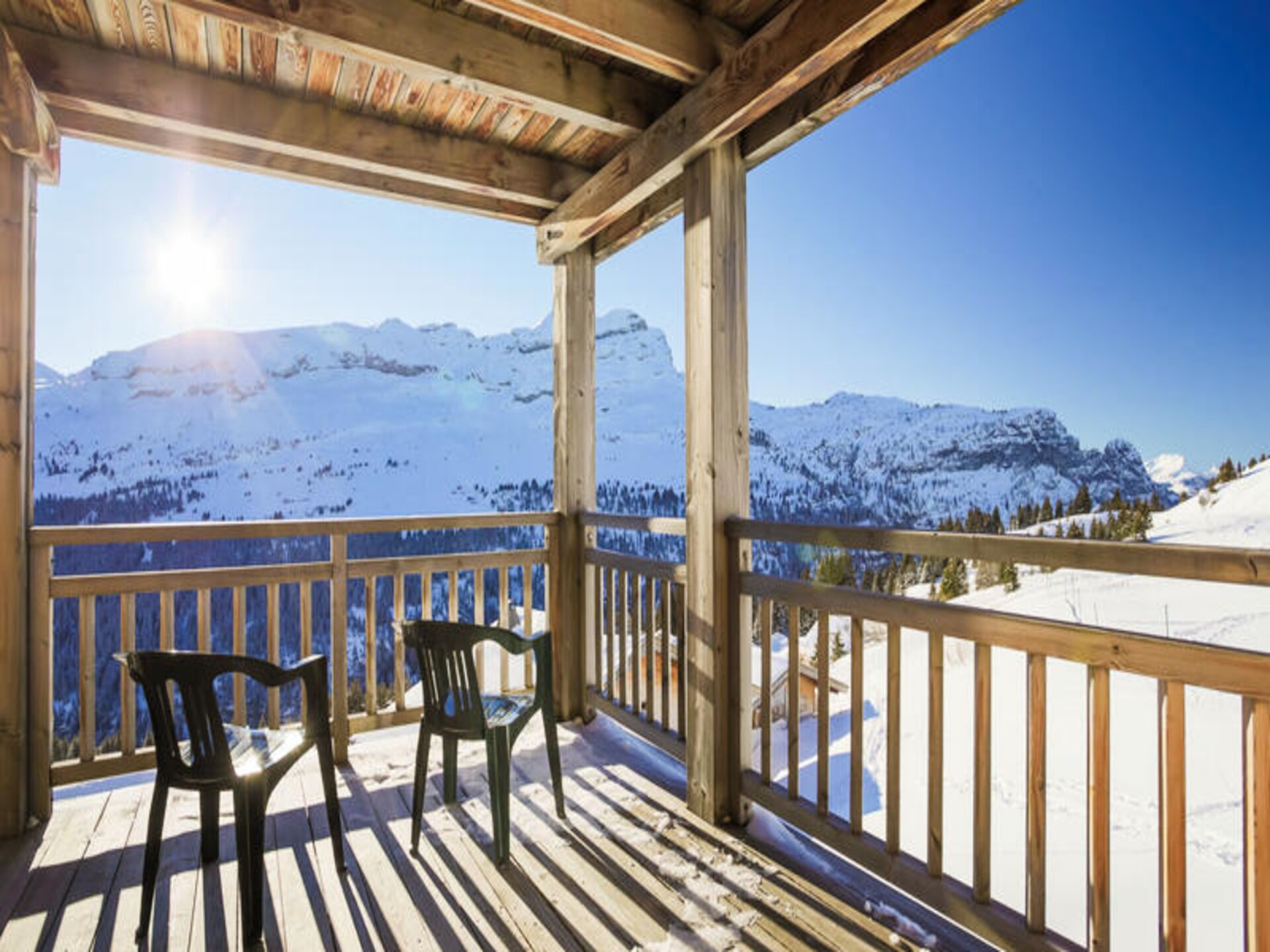 Panoramisch appartement voor 8 in Flaine, direct aan de skipiste - foto 16