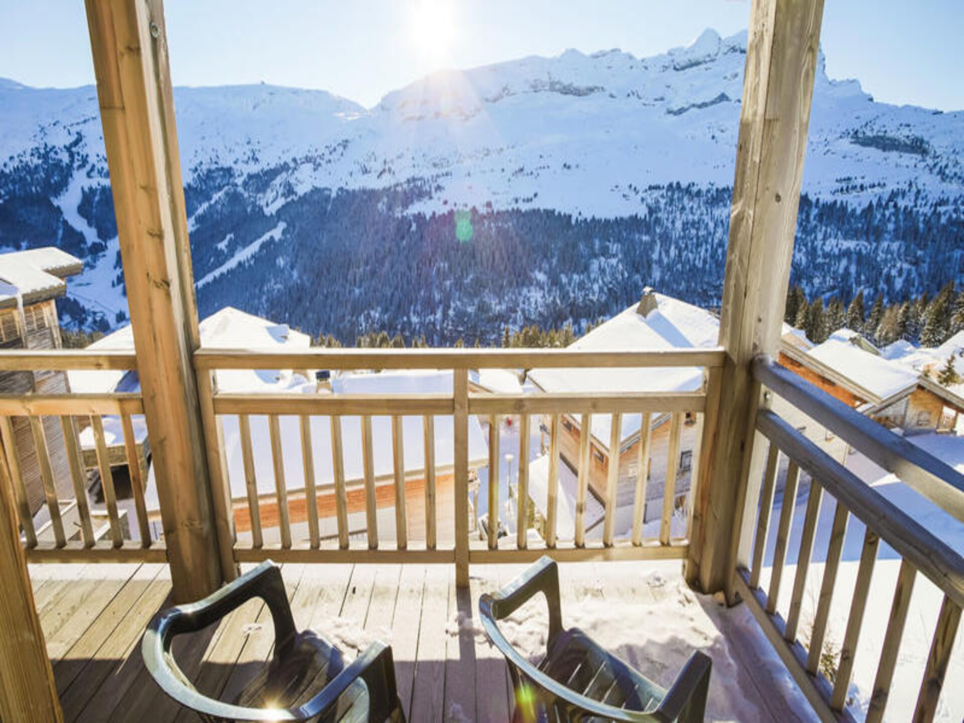 Panoramisch appartement voor 8 in Flaine, direct aan de skipiste - foto 18