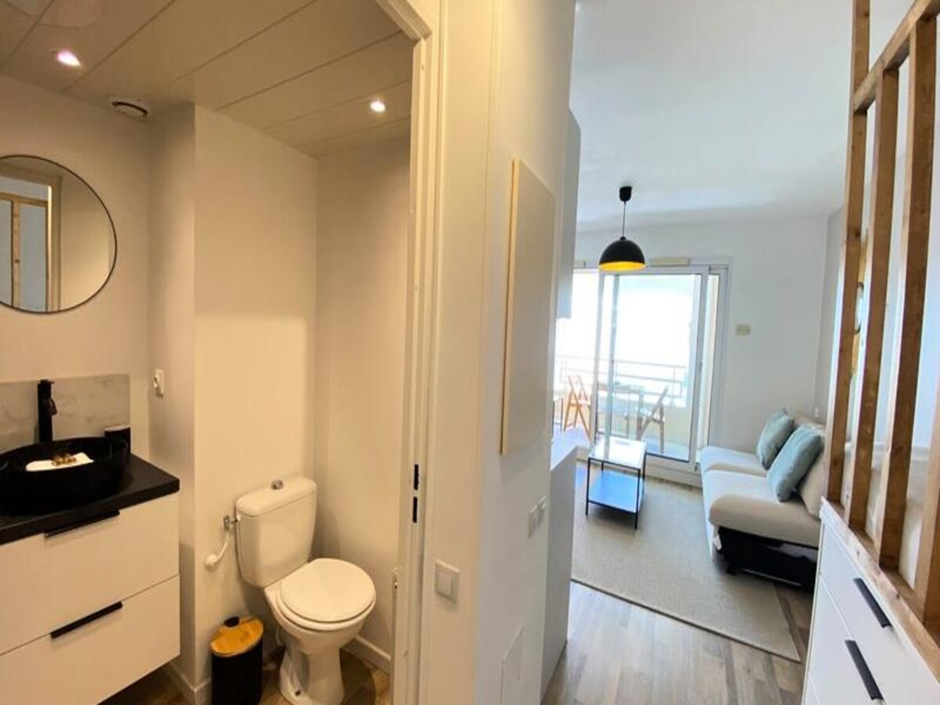 Gerenoveerde studio in Golfe Juan met zeezicht en zwembad - foto 22