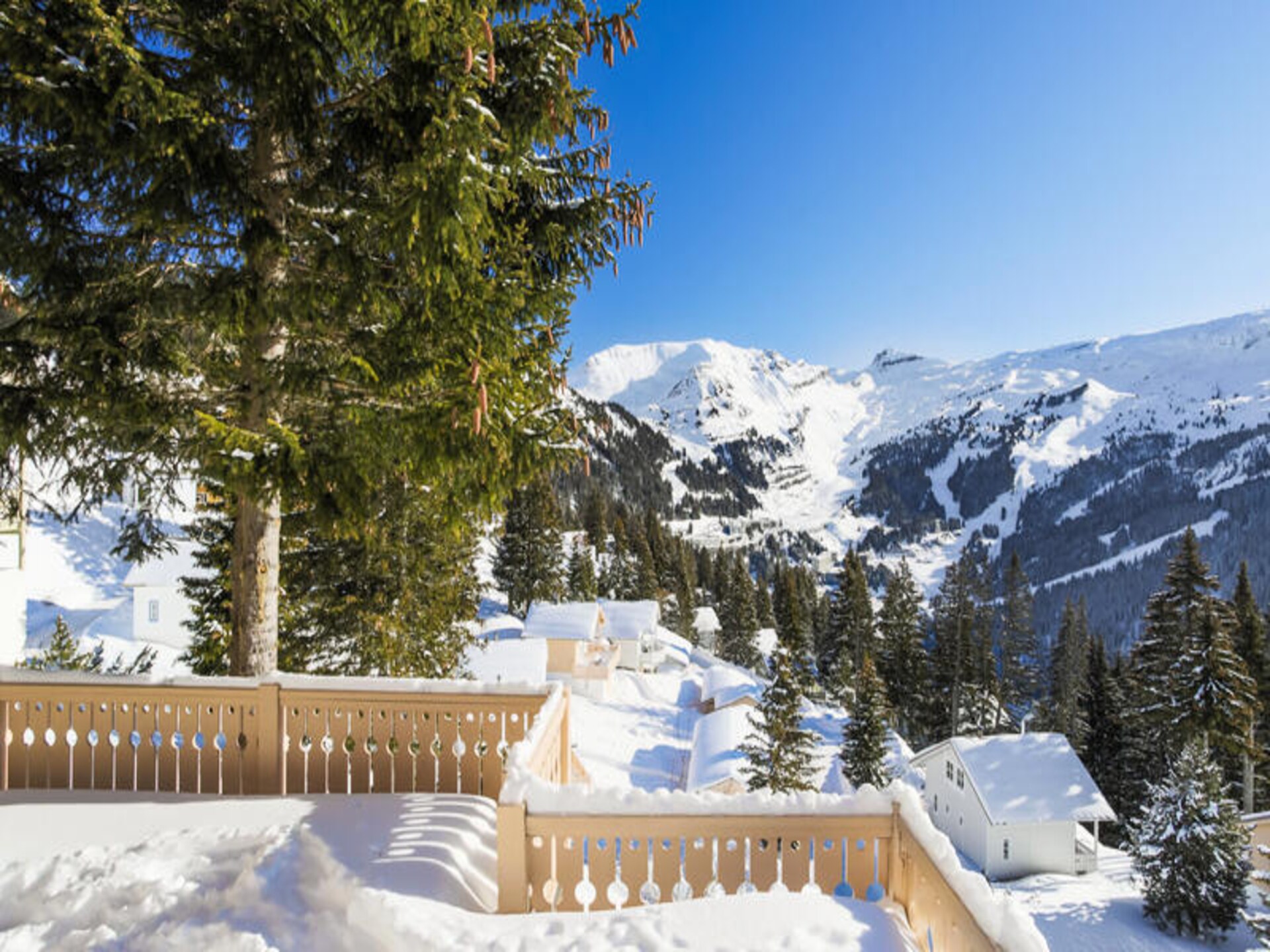 Knus appartement voor 4 personen op 1800m hoogte met uitzicht op de Alpen - foto 3