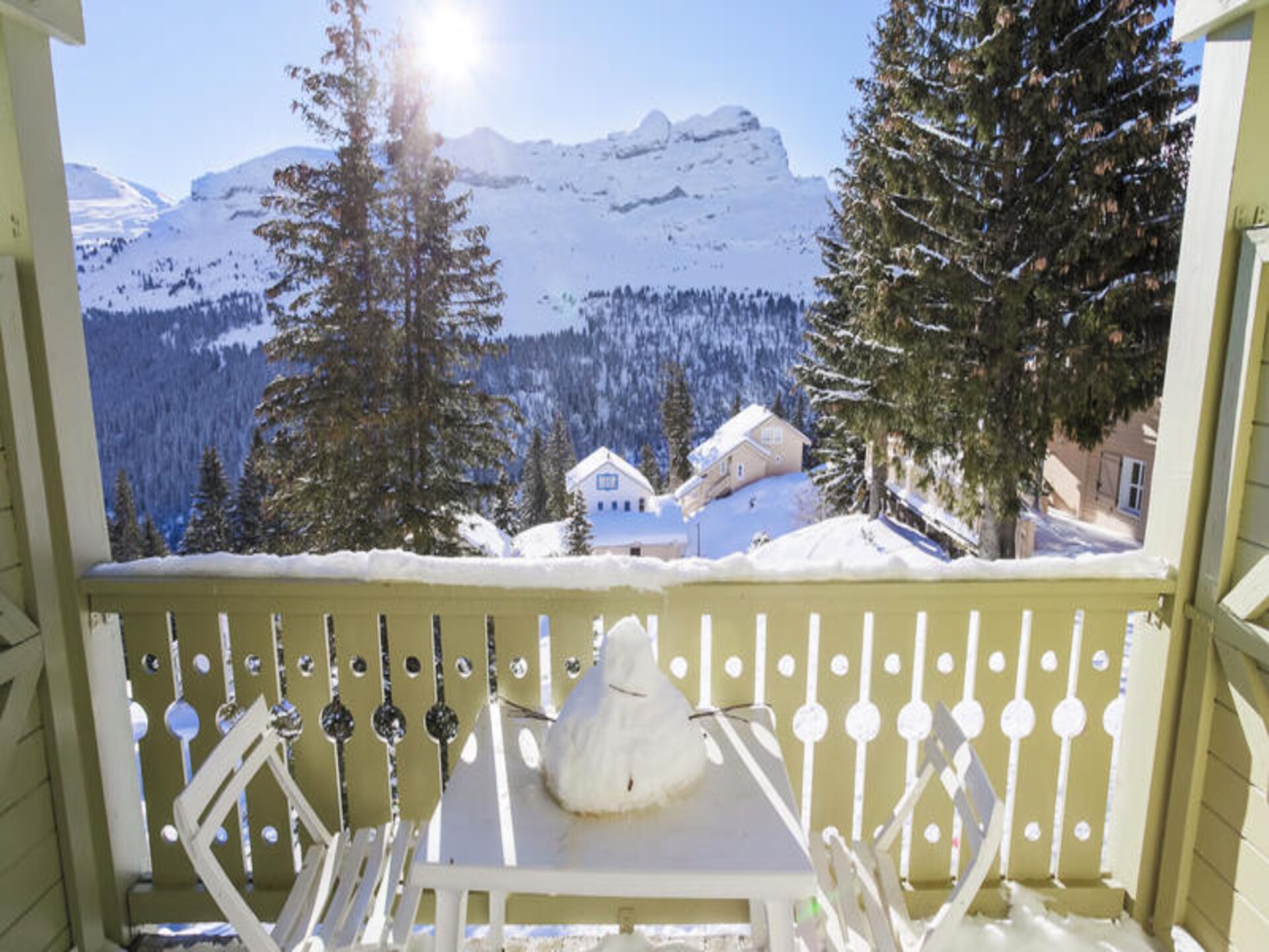 Knus appartement voor 4 personen op 1800m hoogte met uitzicht op de Alpen - foto 7