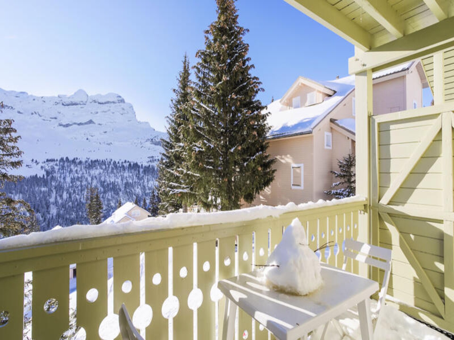 Knus appartement voor 4 personen op 1800m hoogte met uitzicht op de Alpen - foto 14