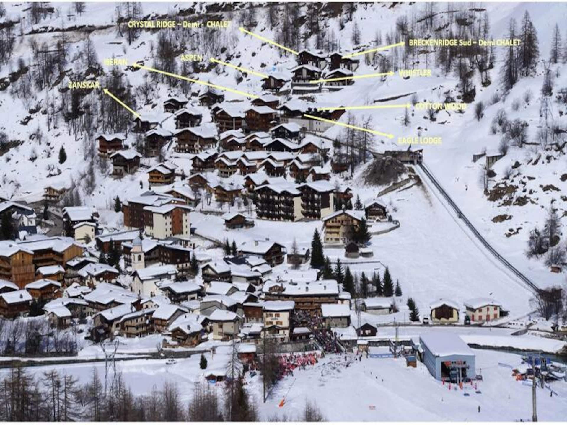 Chalet Breckenridge Sud: 6-slaapkamer appartement met panoramisch uitzicht in Tignes - foto 10