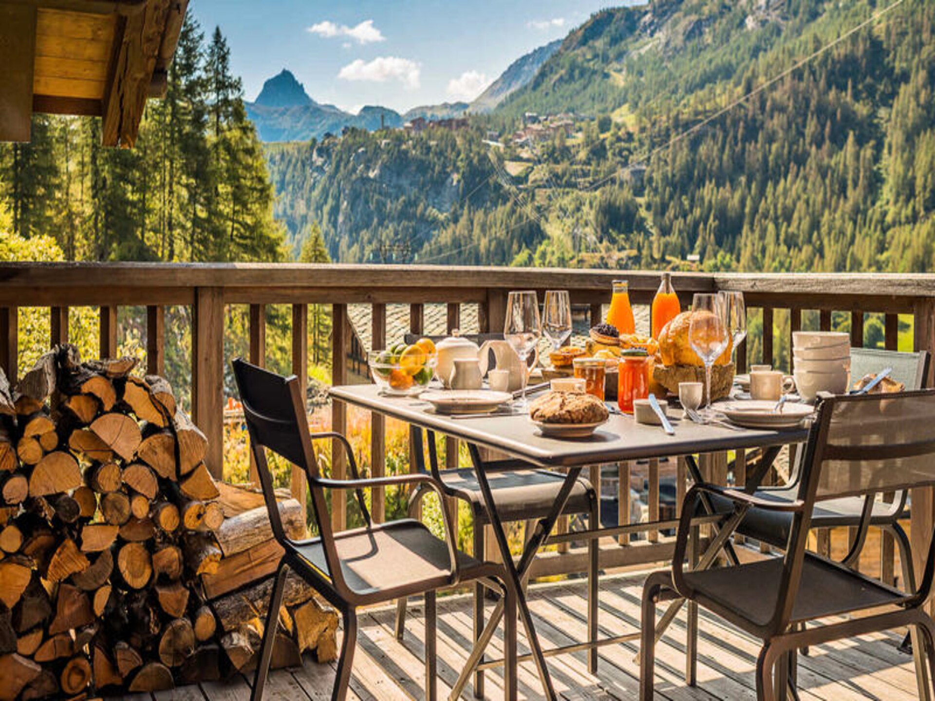 Chalet Breckenridge Sud: 6-slaapkamer appartement met panoramisch uitzicht in Tignes - foto 12