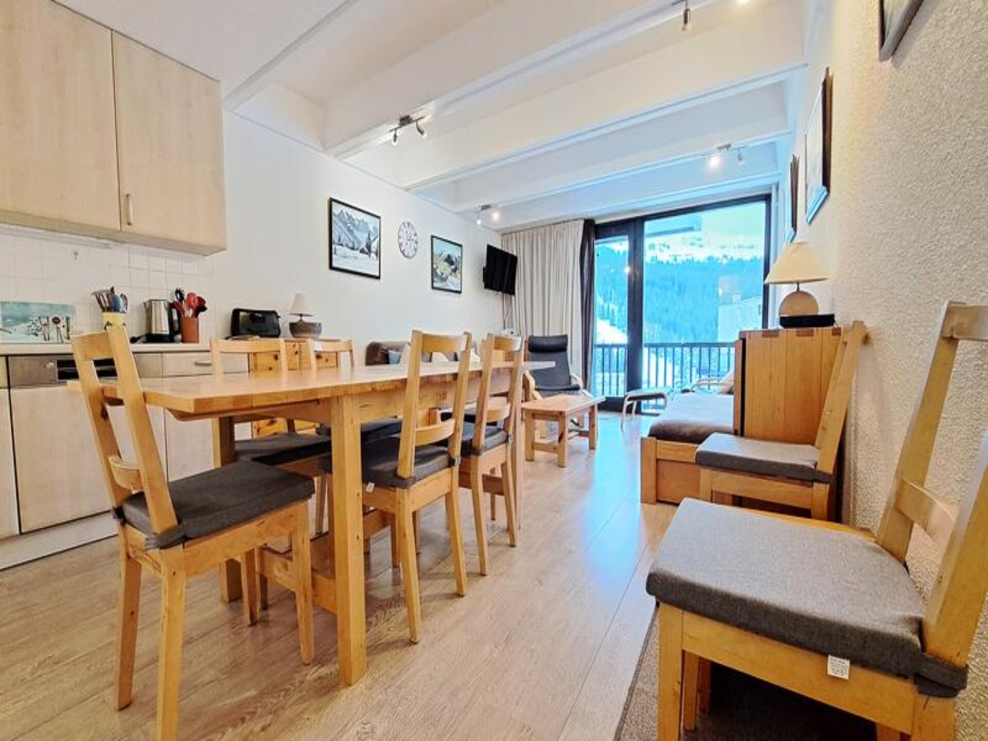 Appartement 8 pers. in Flaine Forum, 50m van de piste & dichtbij winkels - foto 13