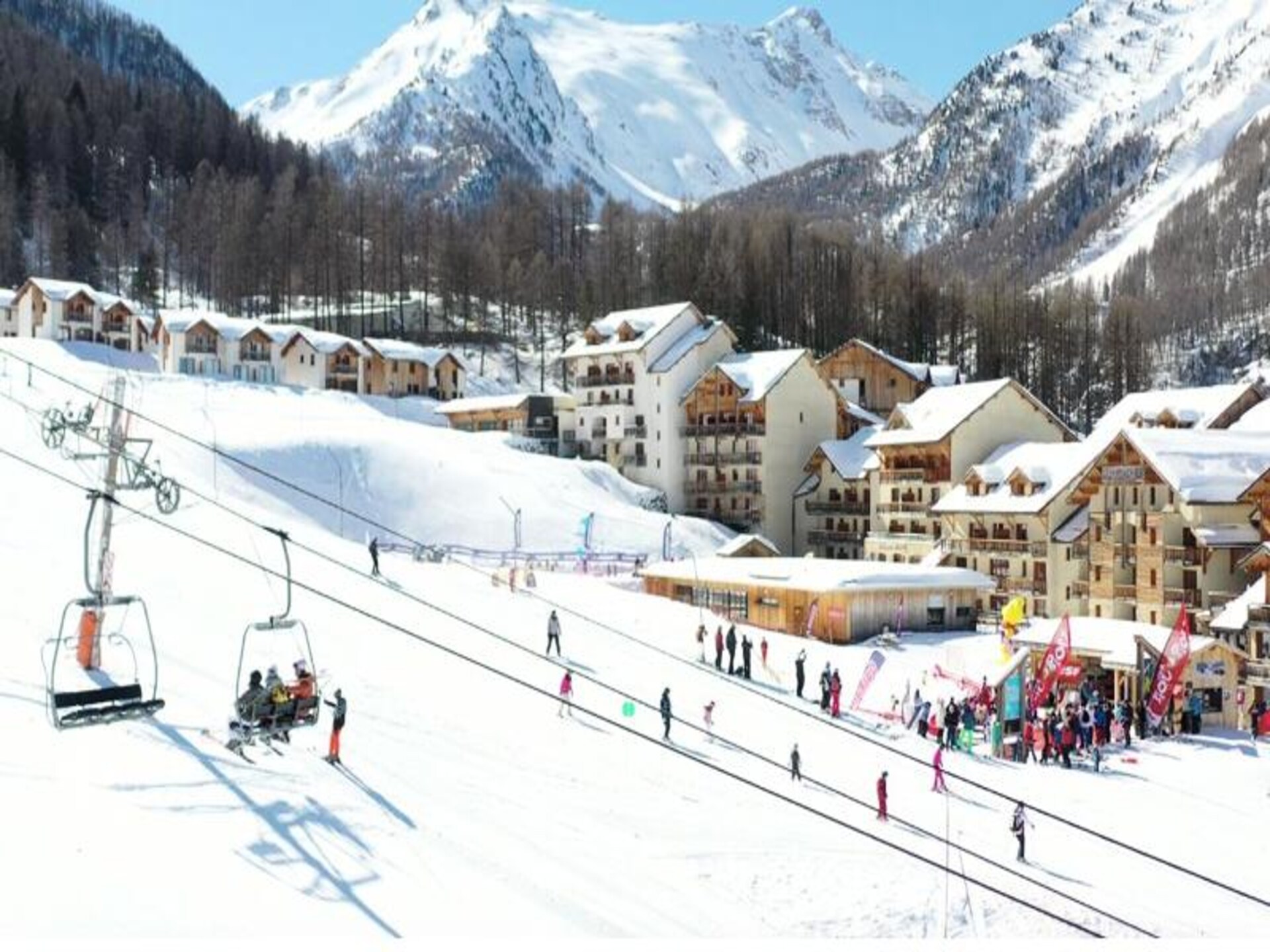 Appartement 4p in Les Orres 1800 met zwembad, vlakbij de piste - foto 2