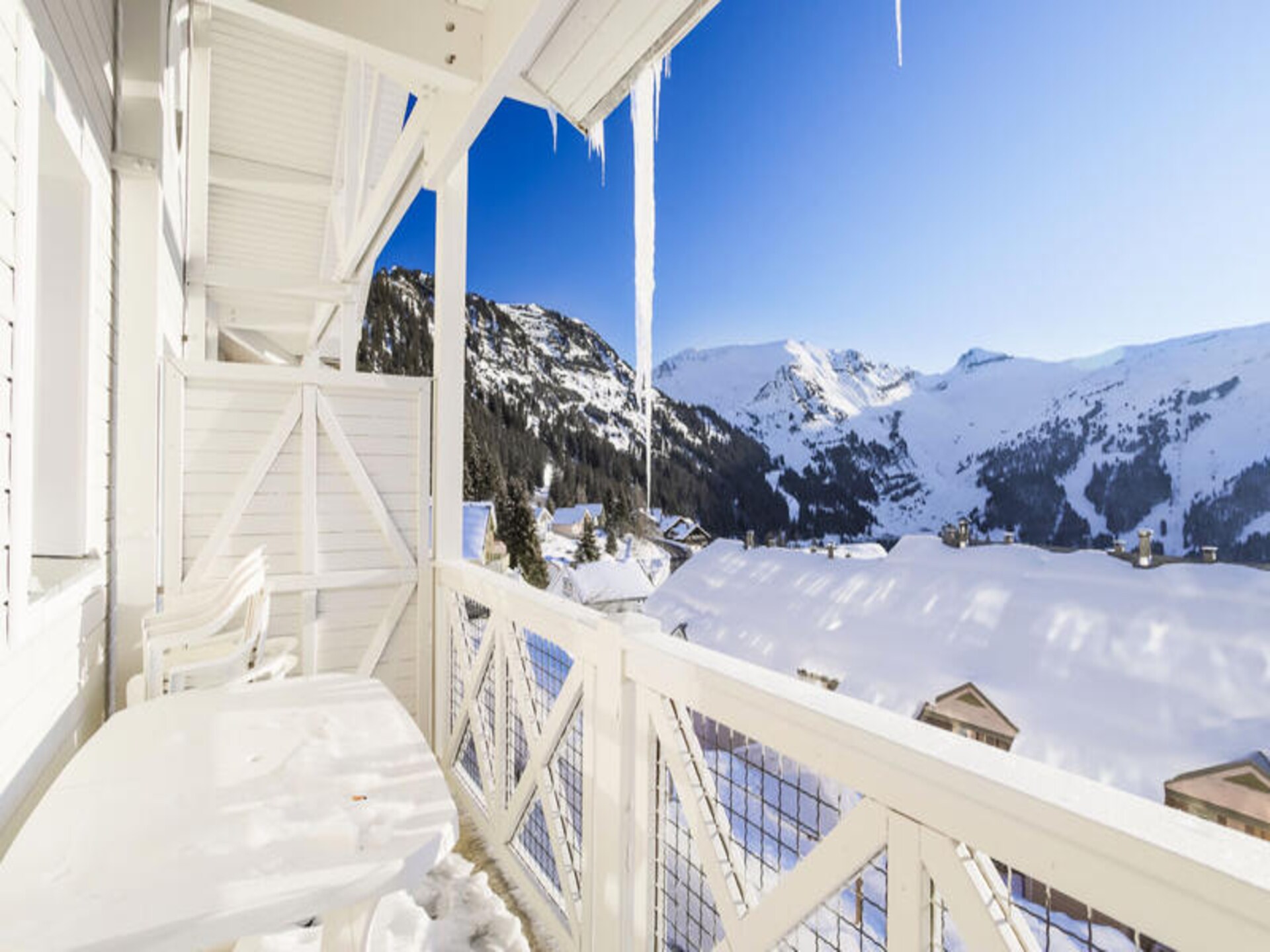Ruim appartement in houten chalet met Alpenpanorama in Flaine - foto 16