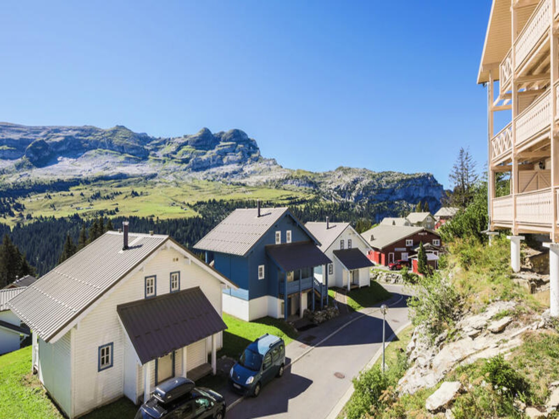 Ruim appartement in houten chalet met Alpenpanorama in Flaine - foto 19