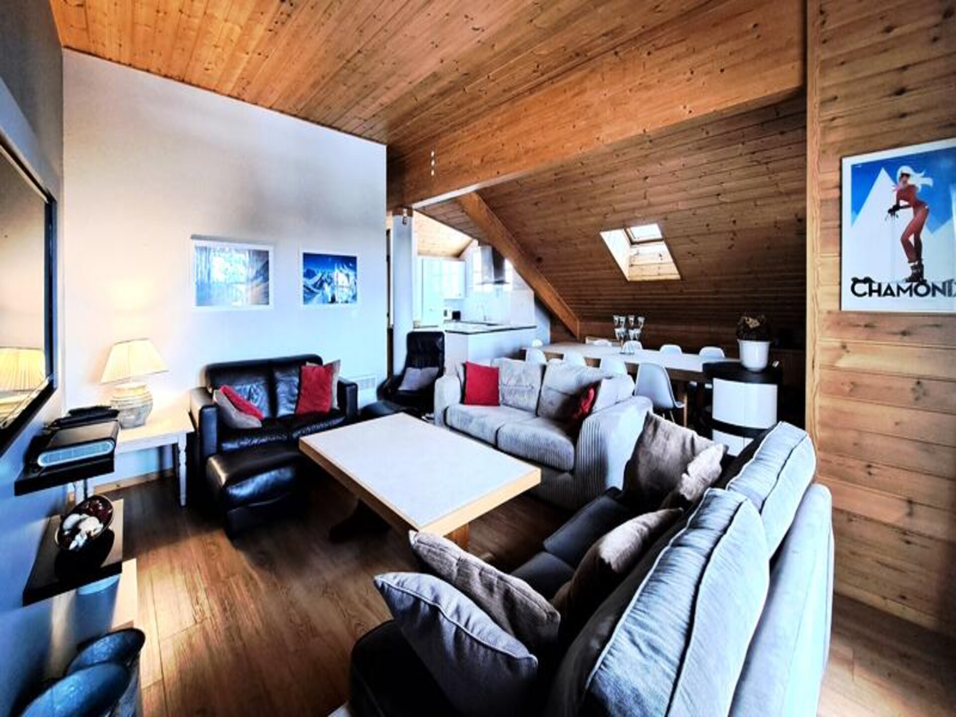 Ruim appartement met sauna en panoramisch uitzicht in Flaine - foto 8