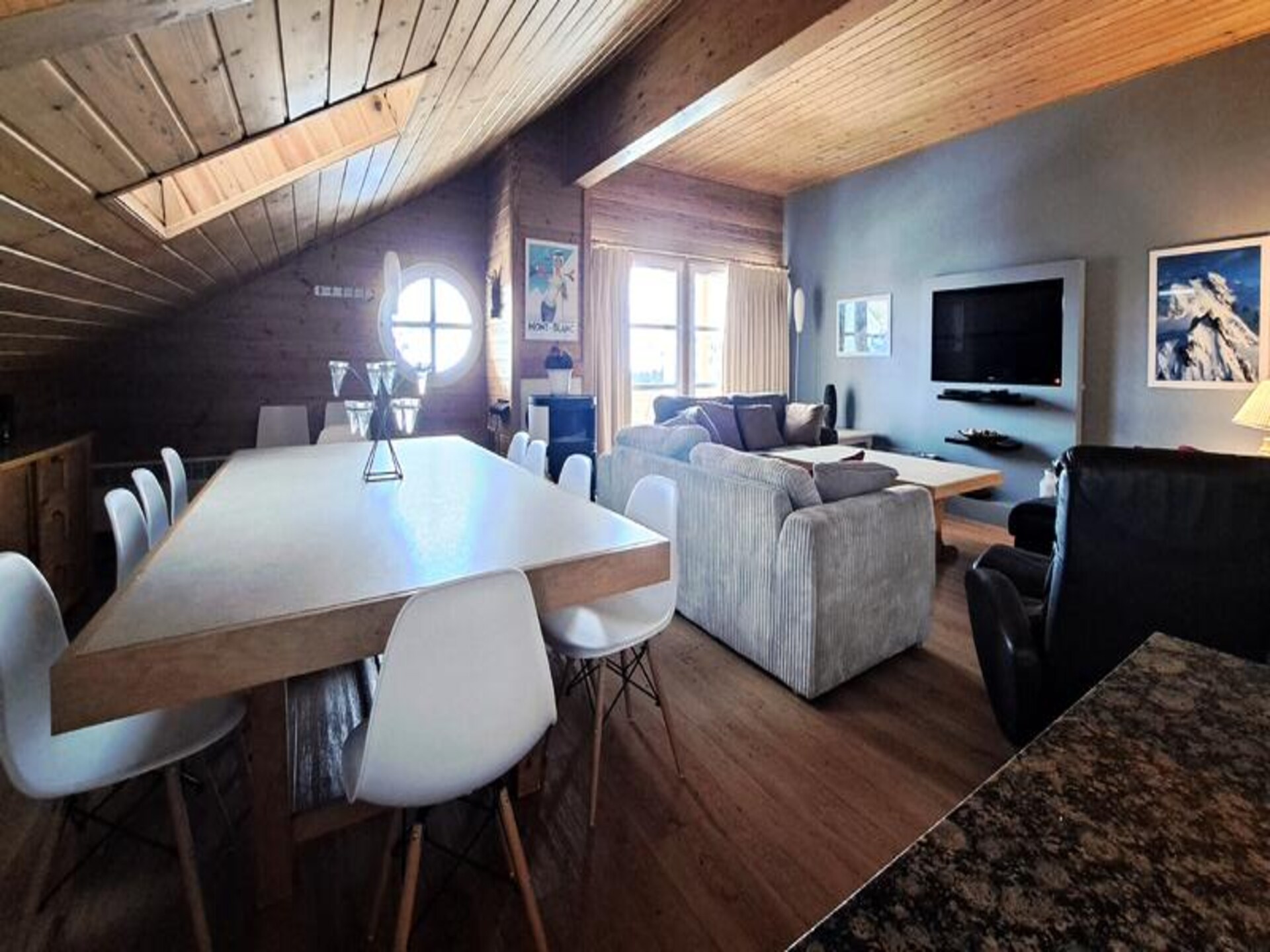 Ruim appartement met sauna en panoramisch uitzicht in Flaine - foto 9