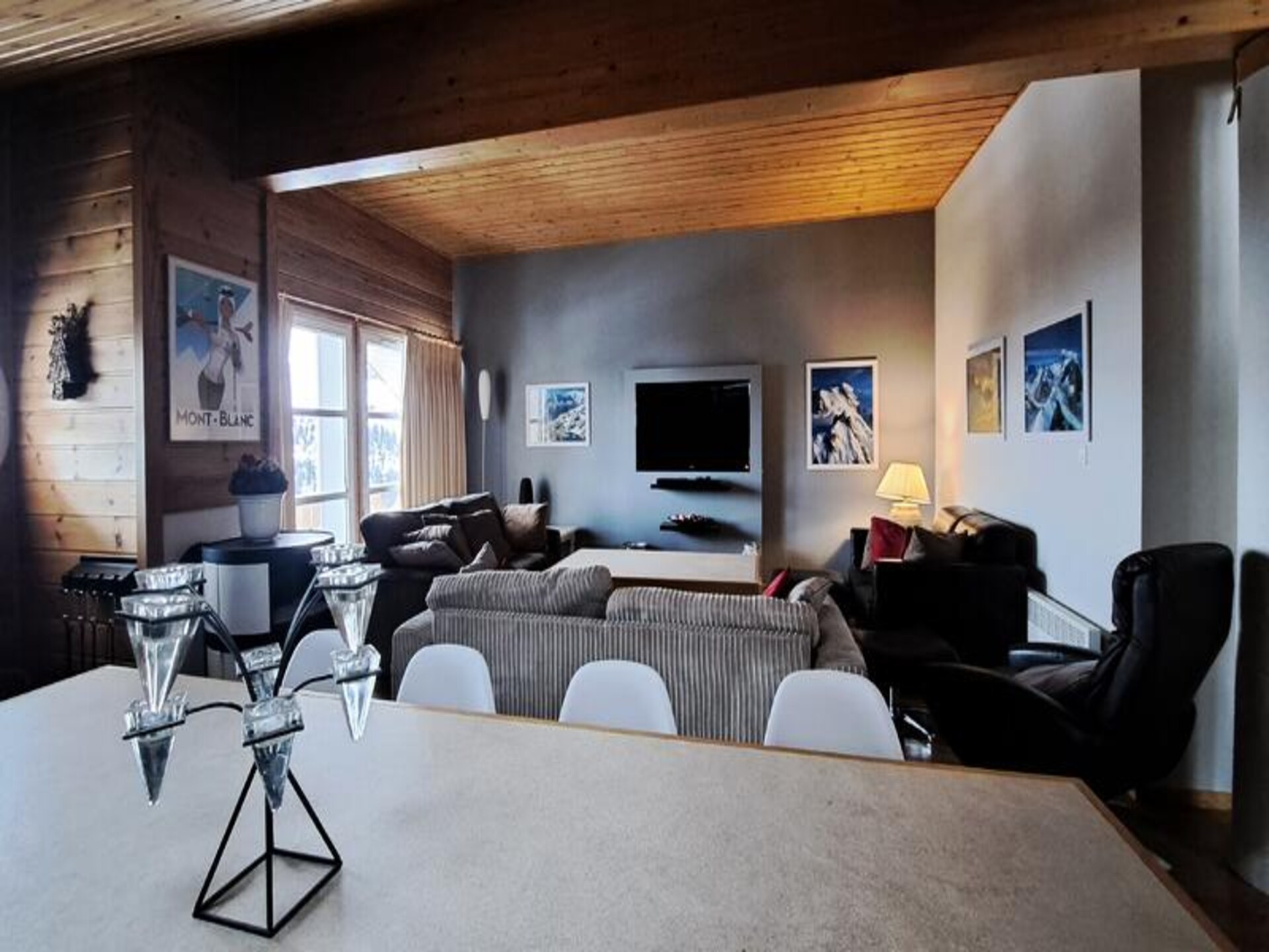 Ruim appartement met sauna en panoramisch uitzicht in Flaine - foto 10