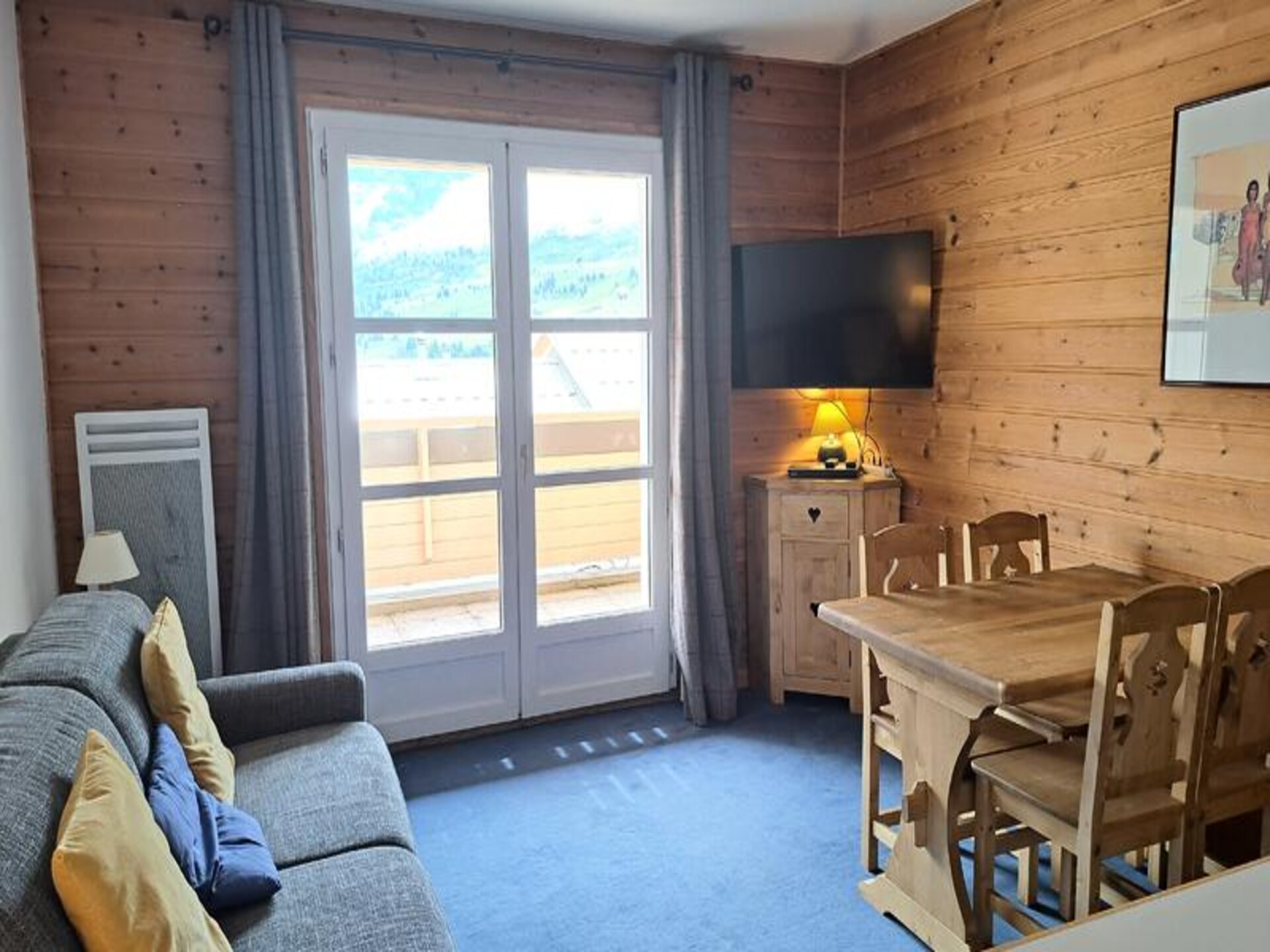 Appartement op 1800m in Flaine met panoramisch uitzicht en balkon - foto 6