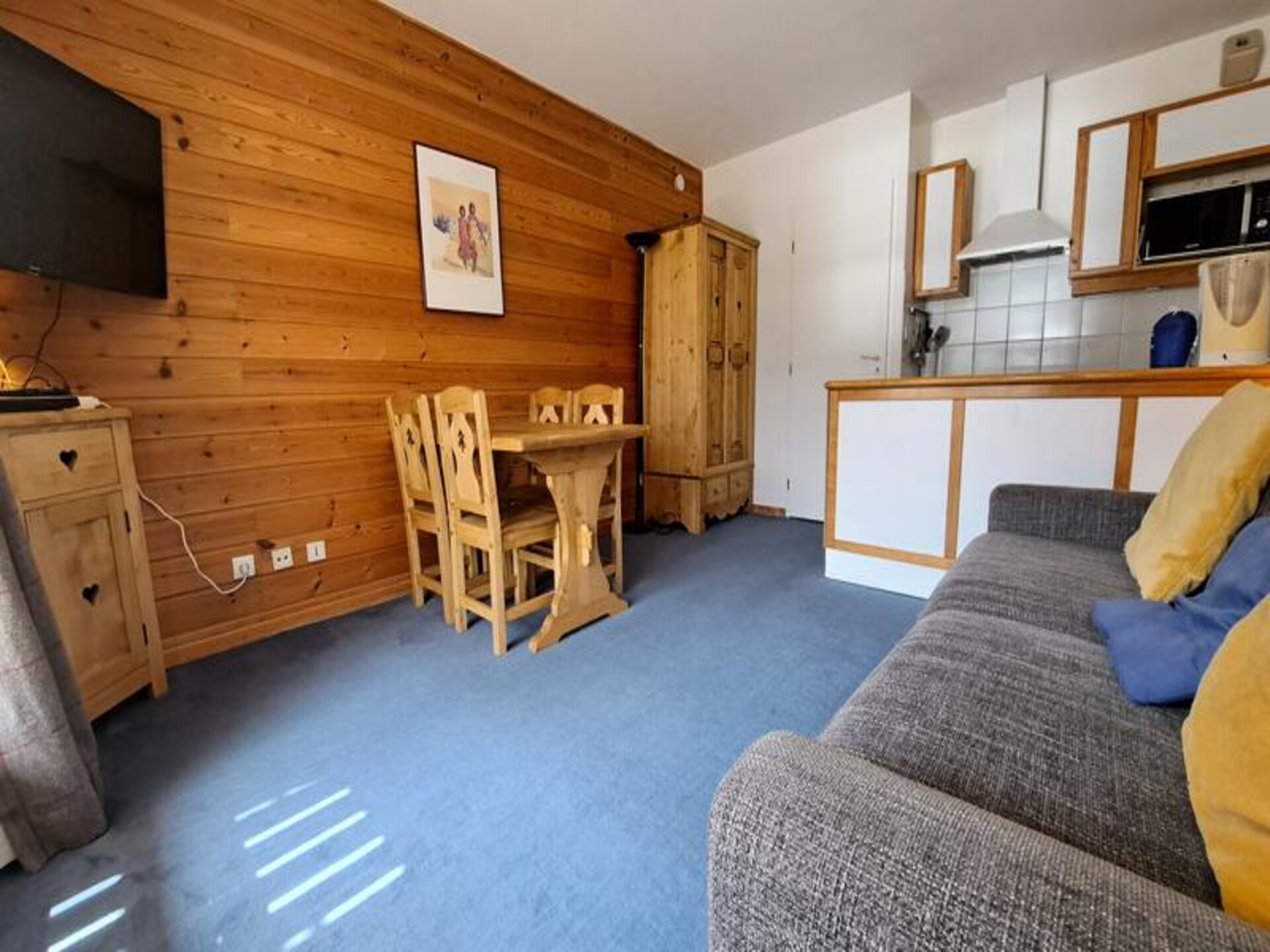 Appartement op 1800m in Flaine met panoramisch uitzicht en balkon - foto 7