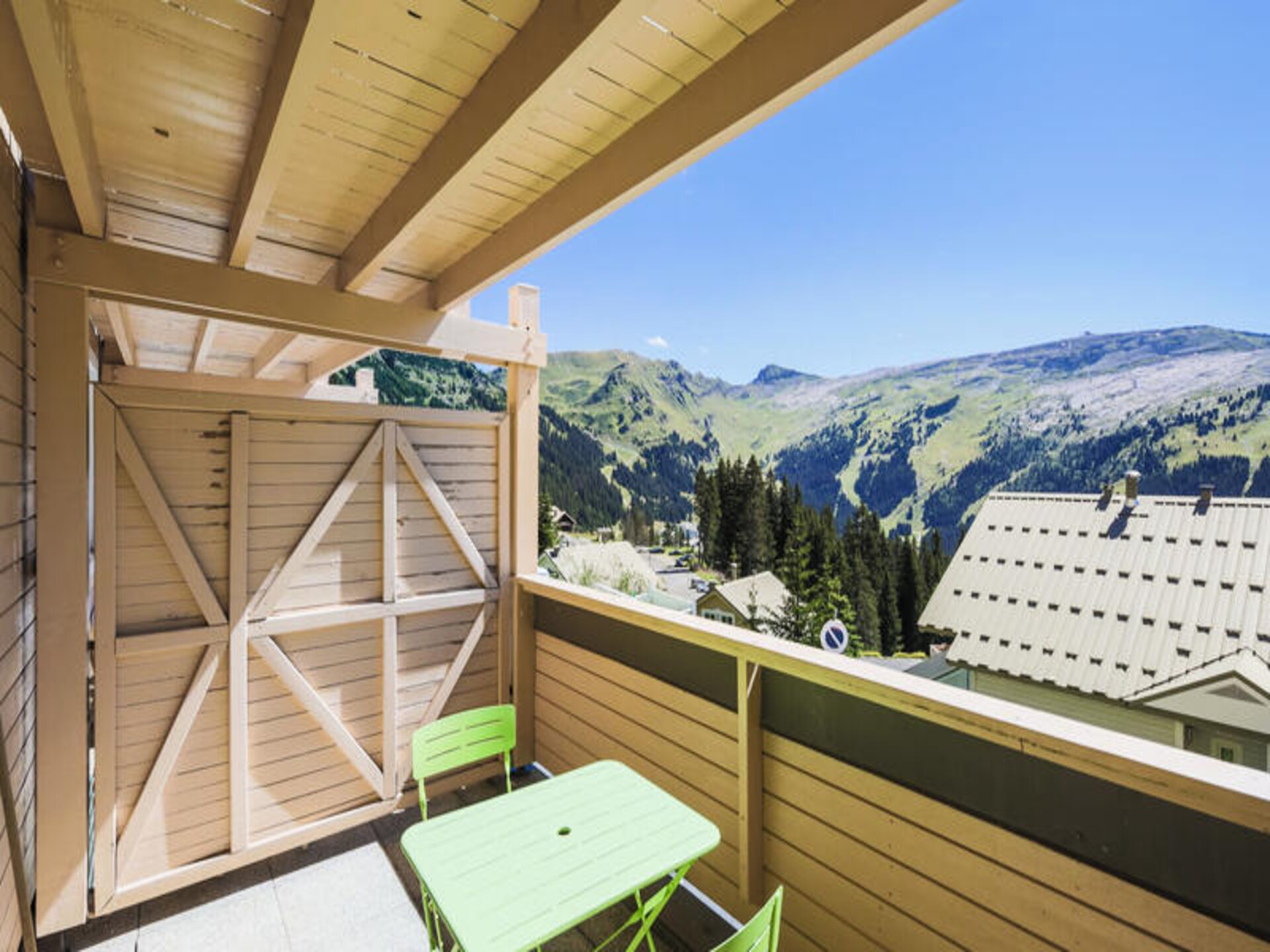 Appartement op 1800m in Flaine met panoramisch uitzicht en balkon - foto 15